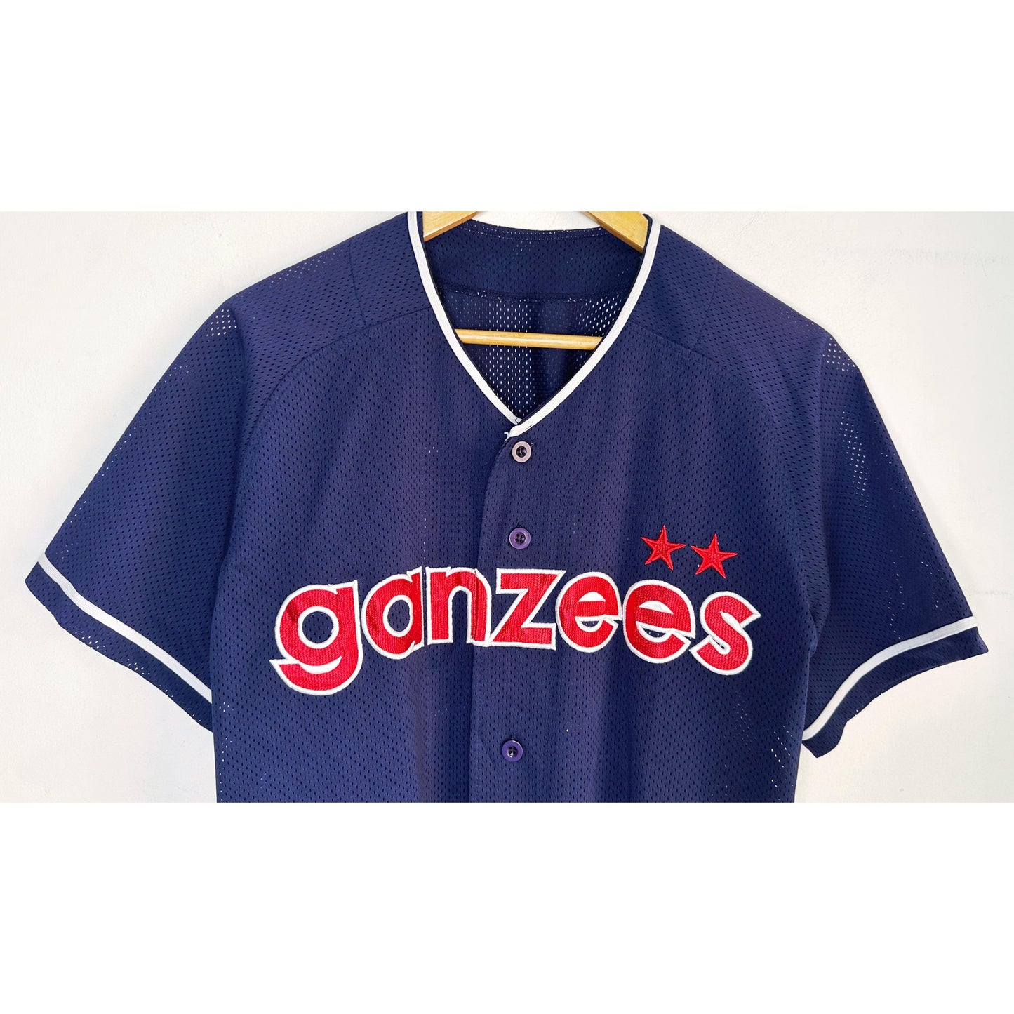 GANZEES NO 14 SIZE-L BASEBALL JERSEYS .
