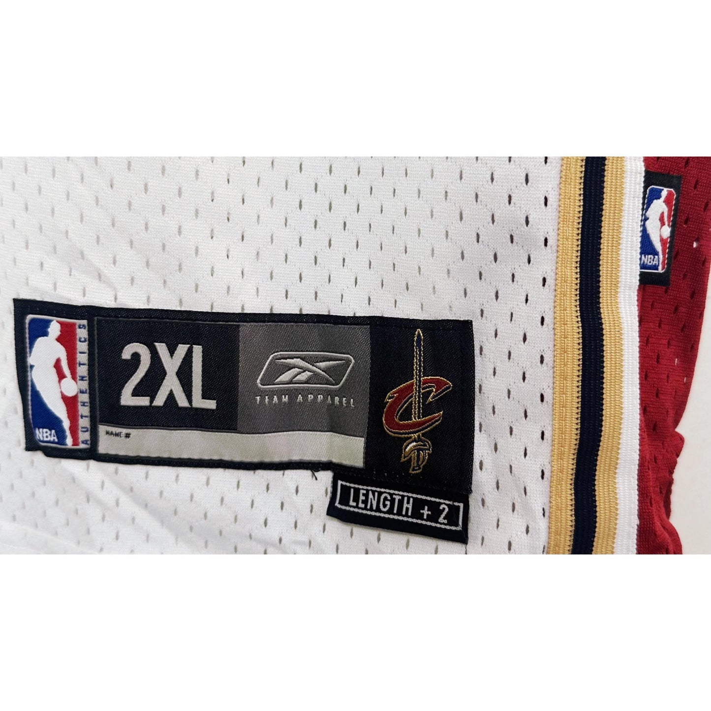 REEBOK NBA CAVALIERS JAMES NO 23 SIZE-2XL BASKETBALL JERSEYS