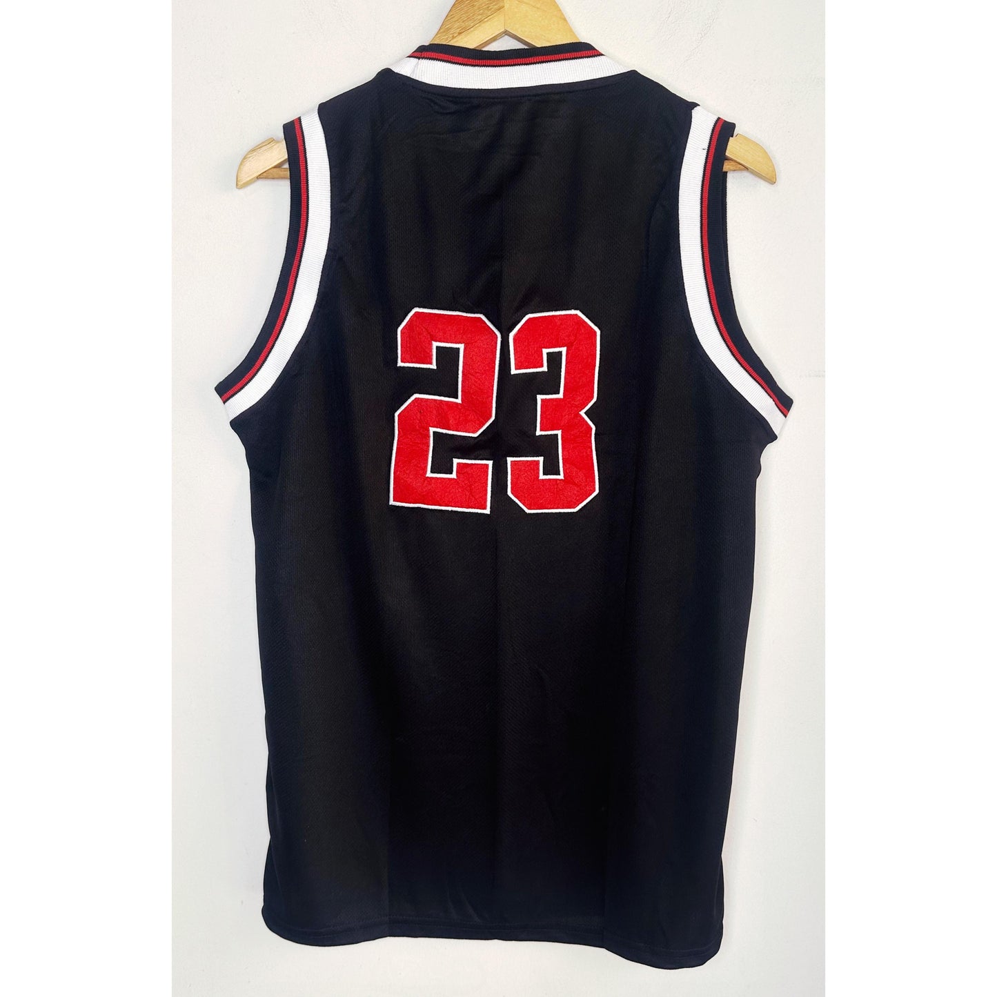 NIKE BLACK BULLS NO 23 PREMIUM BASKETBALL JERSEYS
