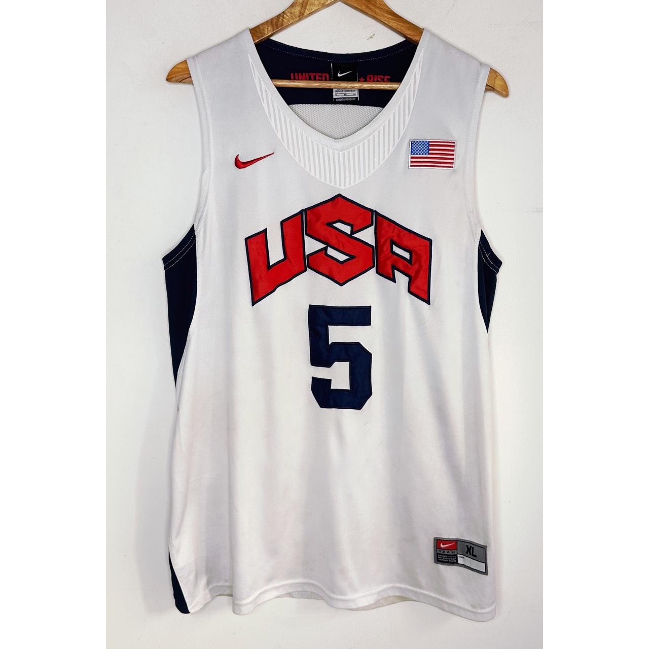 NIKE USA NO 5 SIZE-M BASKETBALL JERSEYS