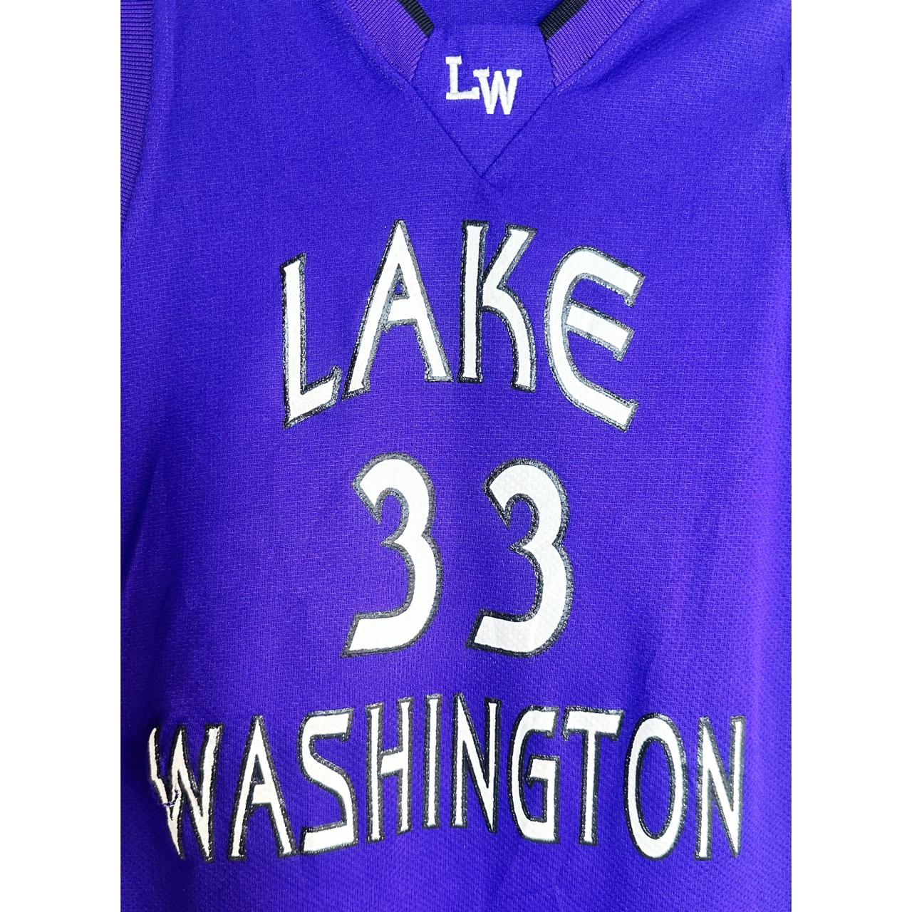 BRODERICK LAKE 33 WASHINGTON SIZE-M BASKETBALL JERSEYS