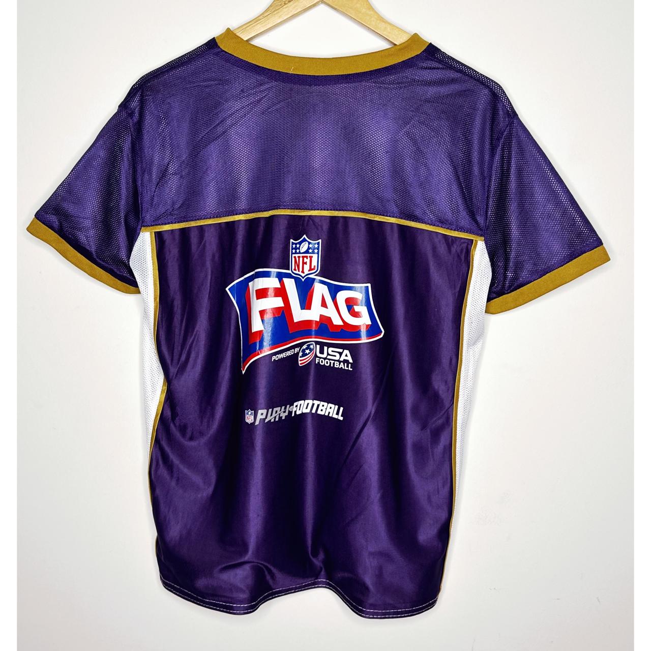 RAVENS REVERSIBLE NFL USA FLAG SIZE-XL NFL JERSEYS