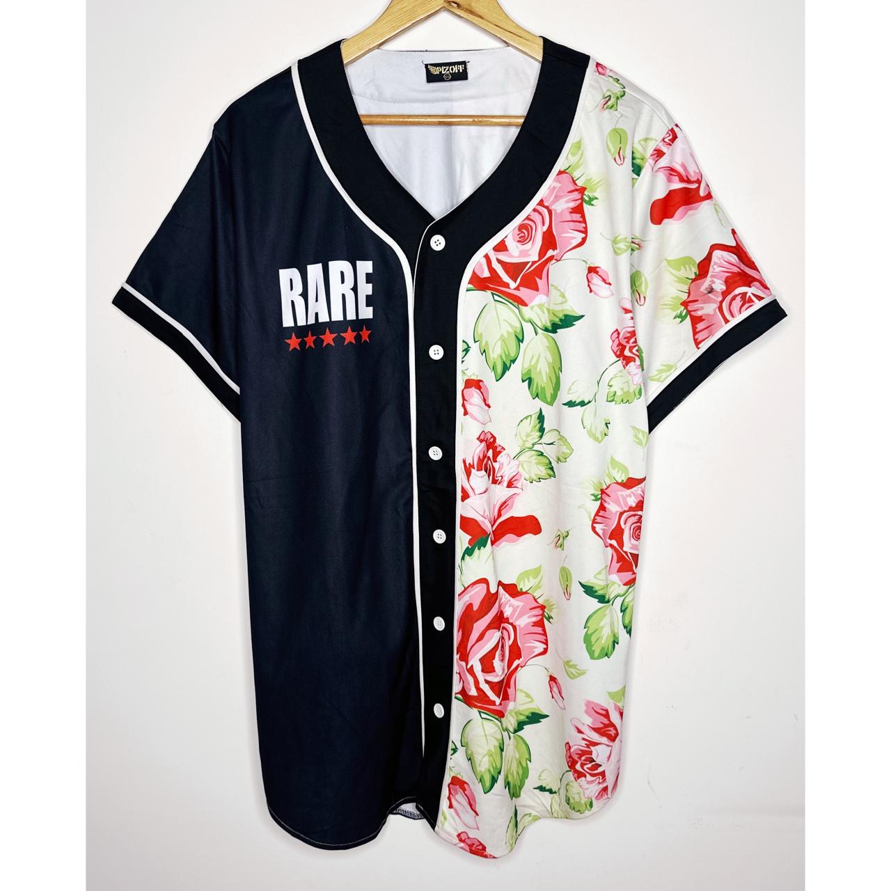 NO BOUNDARIES RARE MULTICOLOR SIZE-XL BASEBALL JERSEYS .