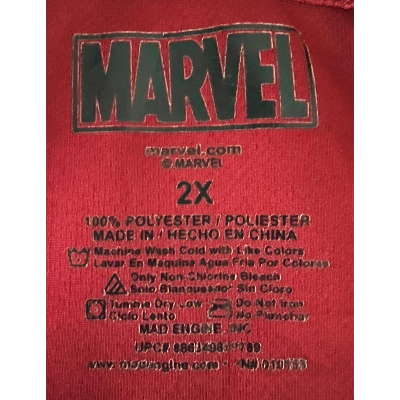 DEADPOOL MARVEL NO 91 SIZE-2XL NFL JERSEYS .