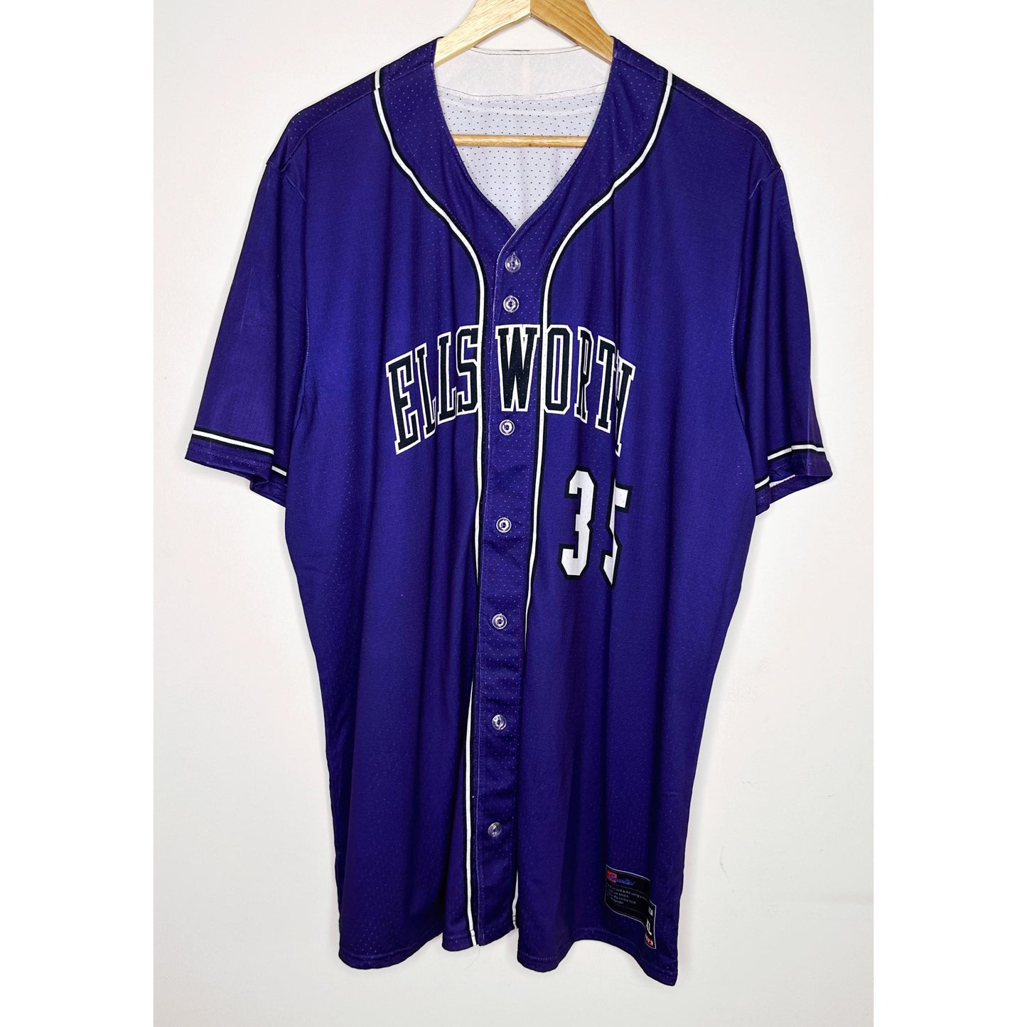SPEEDLINE ELLSWORTY NO 35 SIZE-2XL BASEBALL JERSEYS.