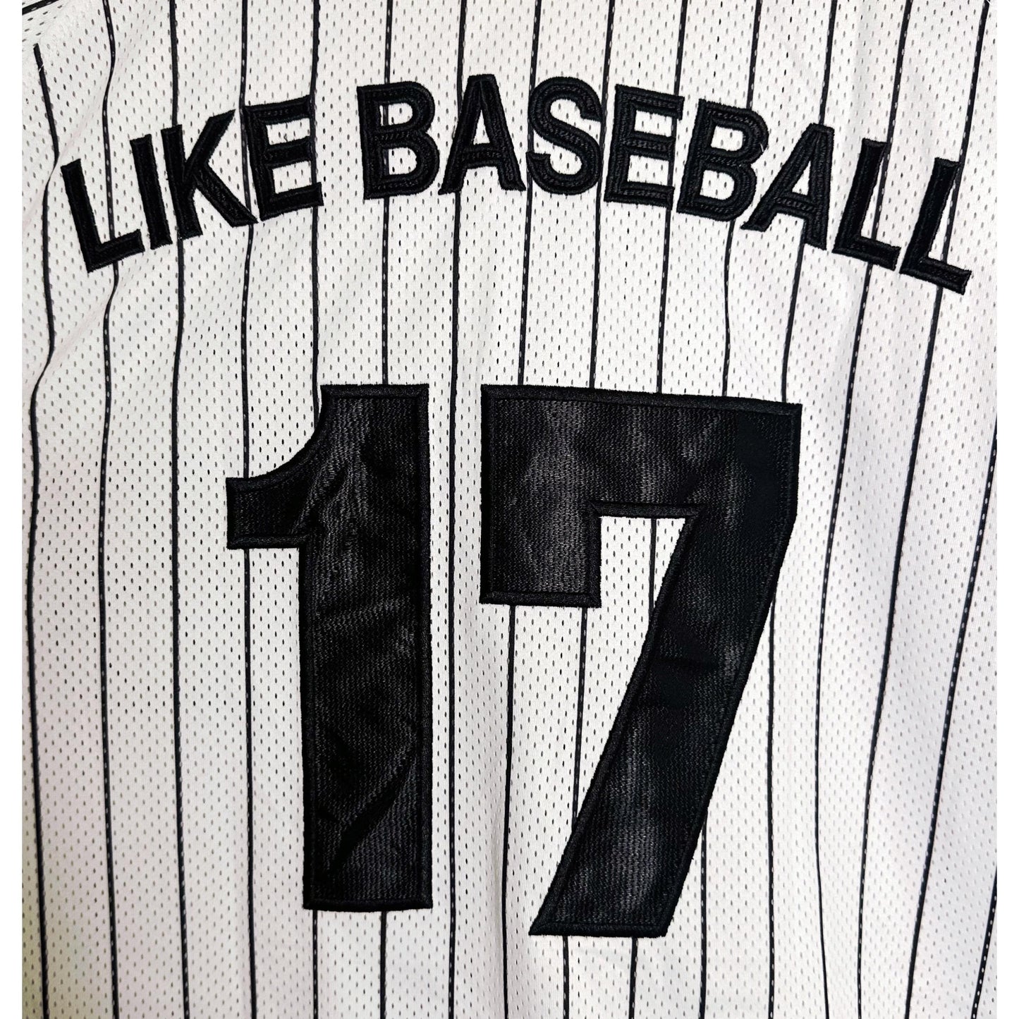 LIKE BASEBALL STRIPE NO. 17 SIZE-XL BASEBALL JERSEYS.