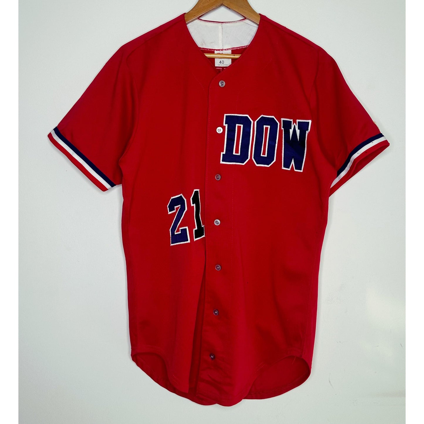 WILSON DOW HEINEMANM NO 21 SIZE-M BASEBALL JERSEYS