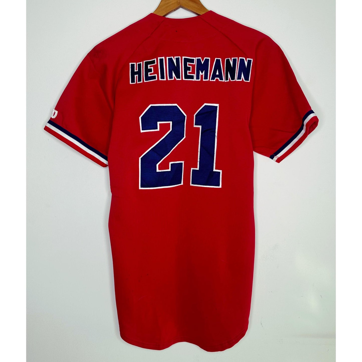 WILSON DOW HEINEMANM NO 21 SIZE-M BASEBALL JERSEYS