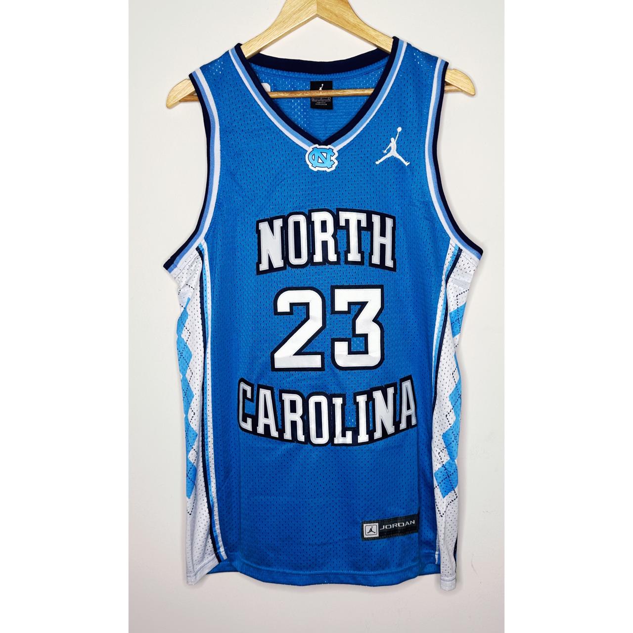 JORDAN NORTH CAROLINA NO 23 BASKETBALL JERSEY