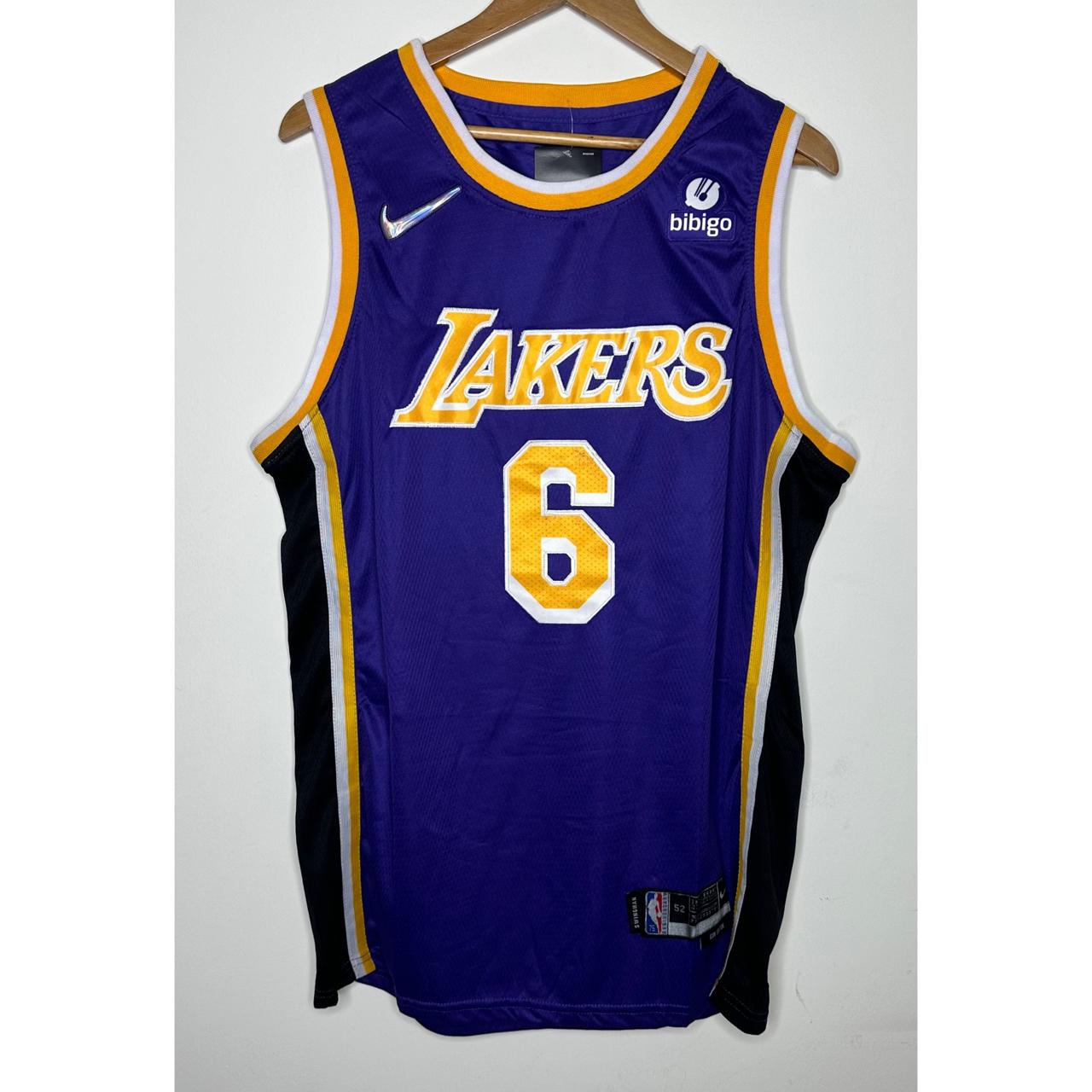 NIKE BIBIGO LAKERS JAMES NO 6 BASKETBALL JERSEY SIZE