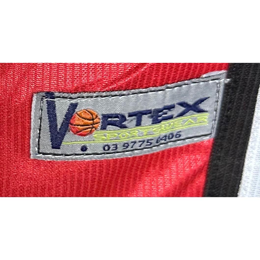 VORTEX RAIDERS REDLEAP NO 9 BASKETBALL JERSEY SIZE M