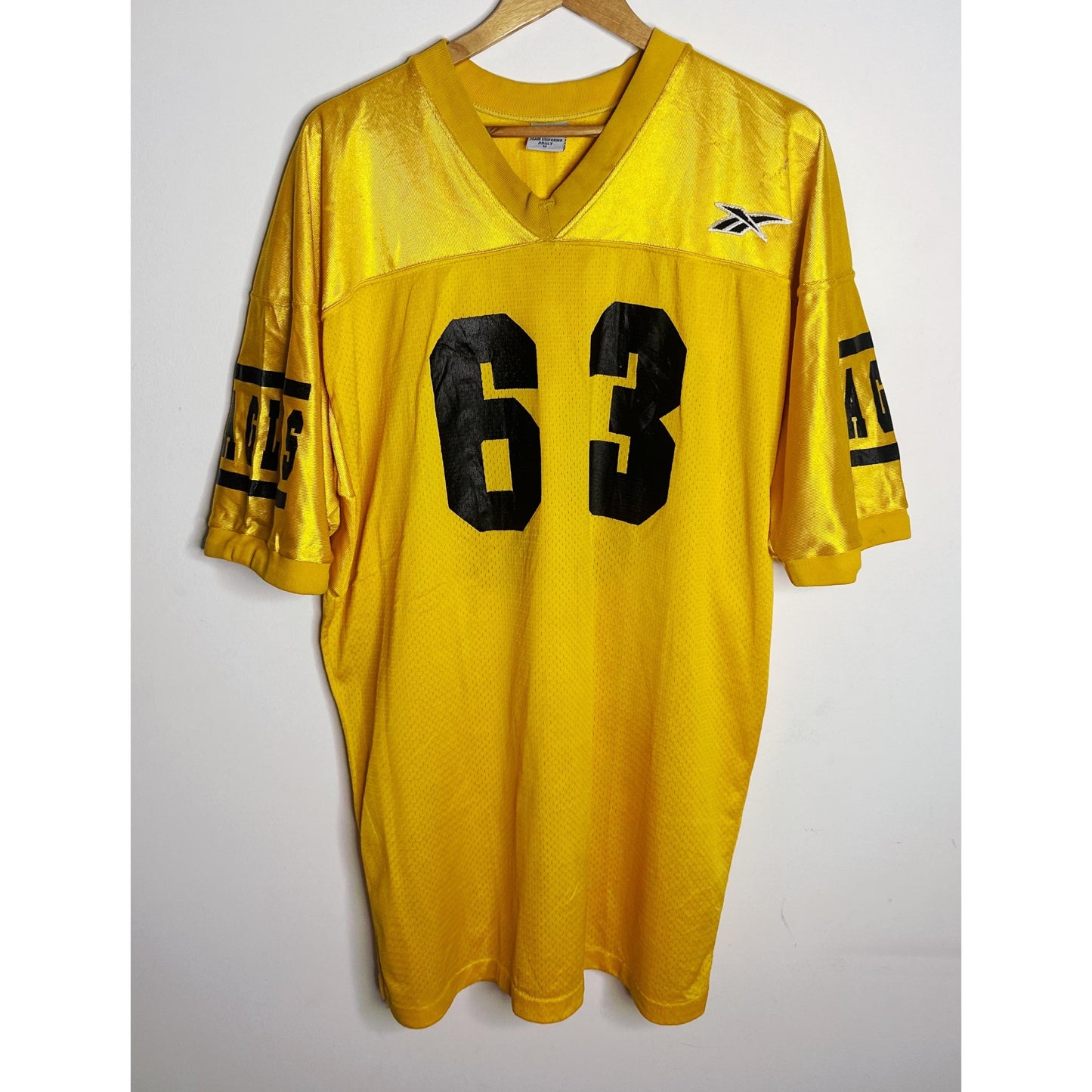 REEBOK YELLOW NO 63 SIZE-XL NFL JERSEYS