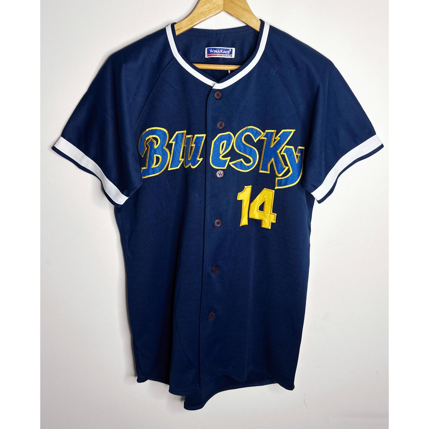 WINARACE GIANT BLUESKY KY KIM NO 14 SIZE-M BASEBALL JERSEYS