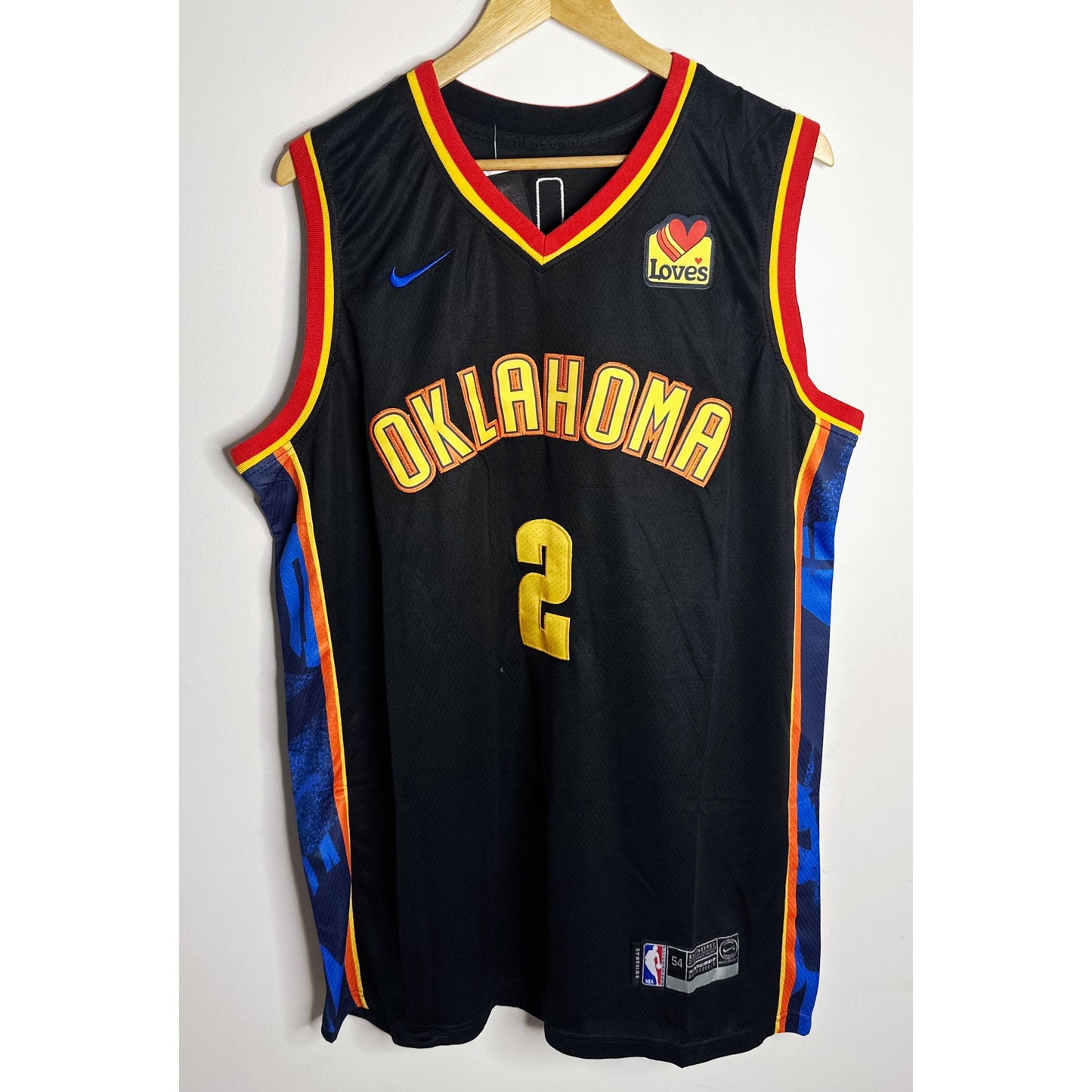 NIKE LOVE OKLAHOMA NO 2 BASKETBALL JERSEY