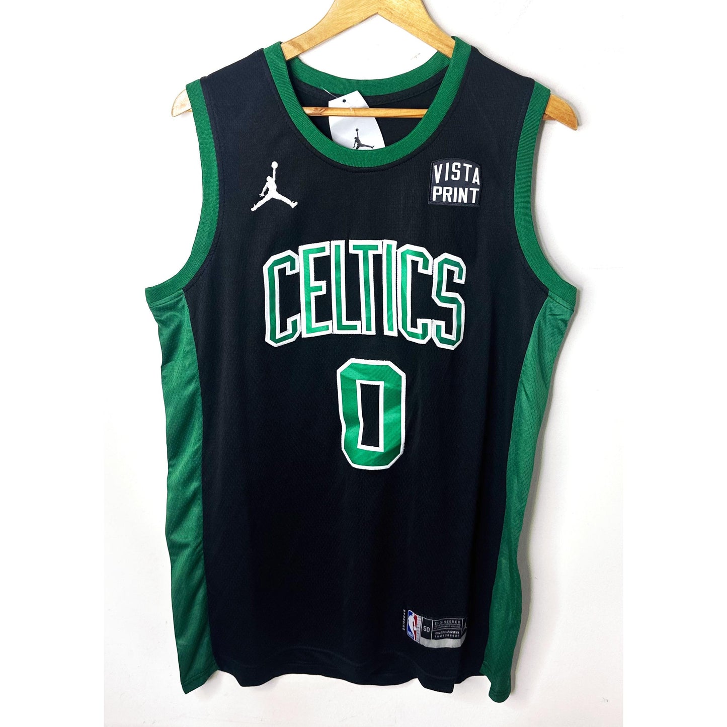 JORDAN VISTA PRINT CELTICS NO 0 BASKETBALL JERSEY