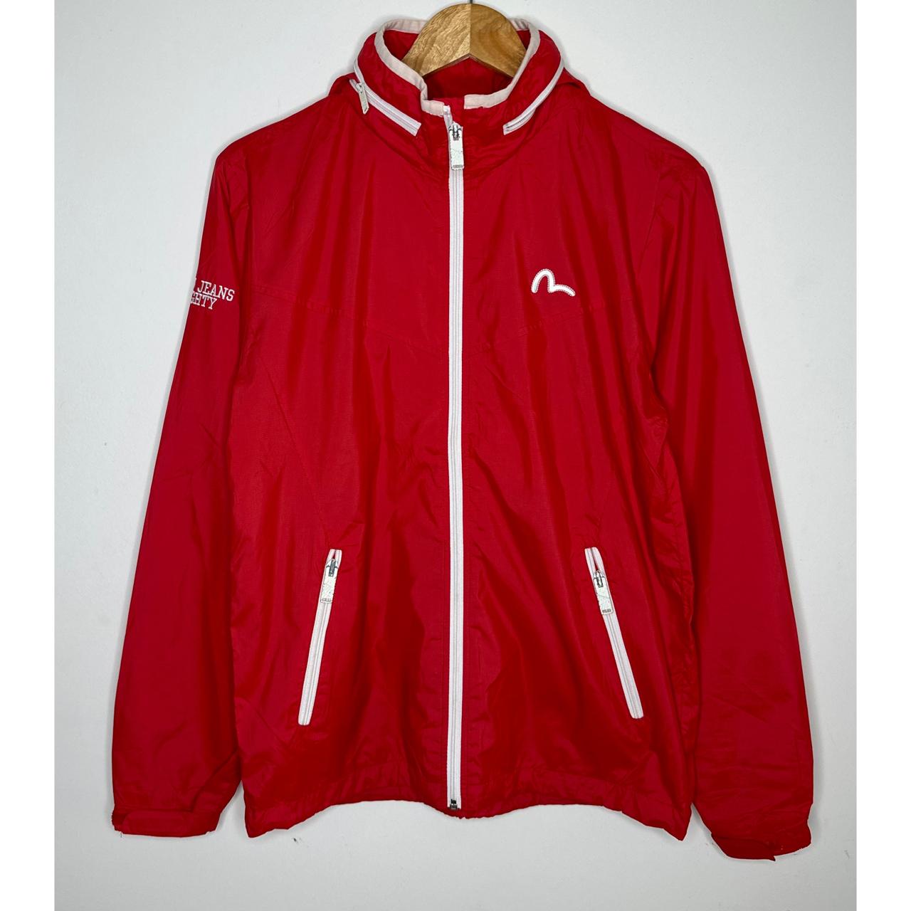 EVISU JEANS MIGHTY WINDBREAKER JACKET – LIGHTWEIGHT & WEATHER-RESISTANT SIZE M