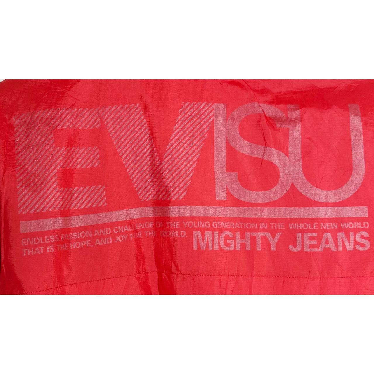 EVISU JEANS MIGHTY WINDBREAKER JACKET – LIGHTWEIGHT & WEATHER-RESISTANT SIZE M
