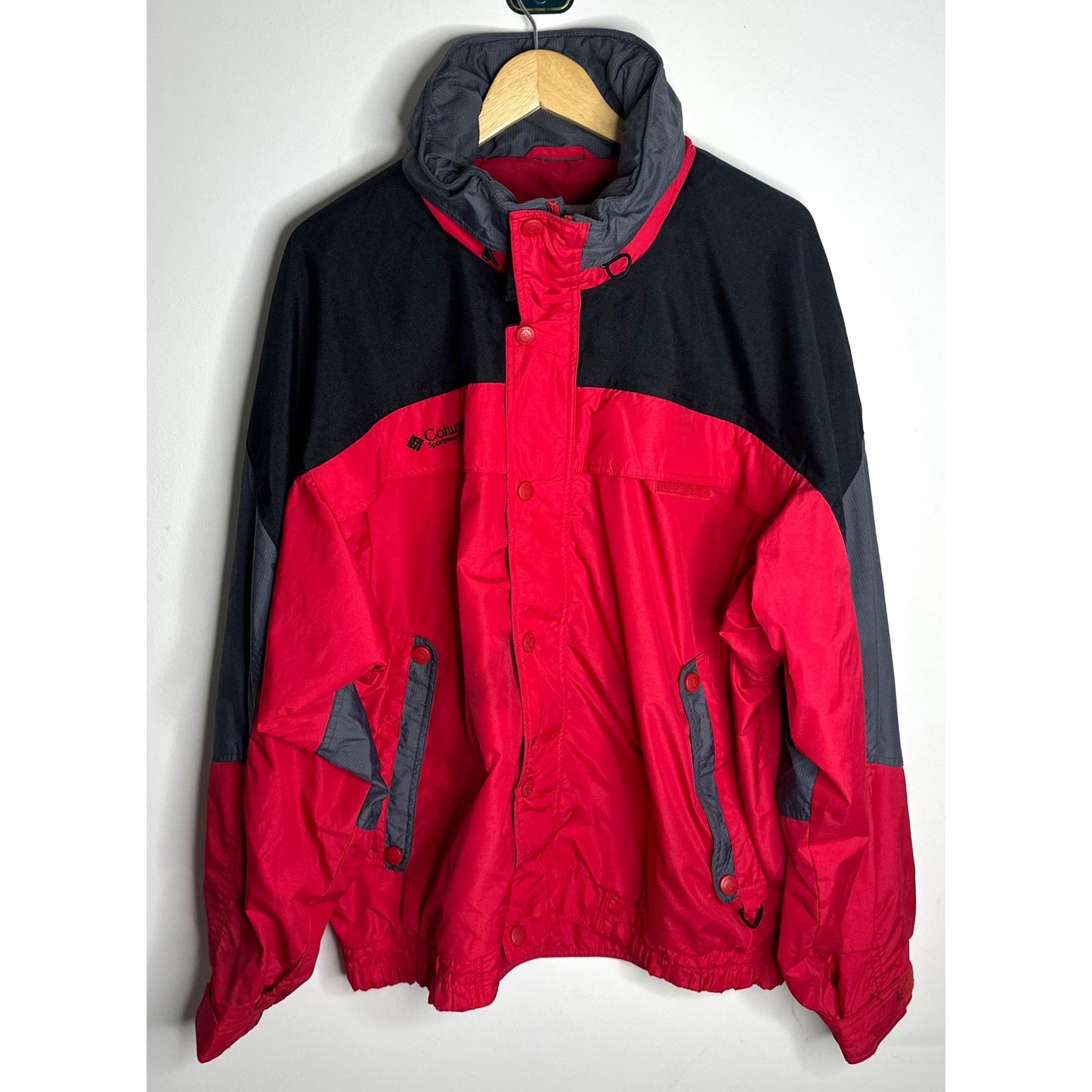 COLUMBIA WINDBREAKER JACKET – STYLISH, LIGHTWEIGHT & WATER-REPELLENT OUTERWEAR SIZE XL-