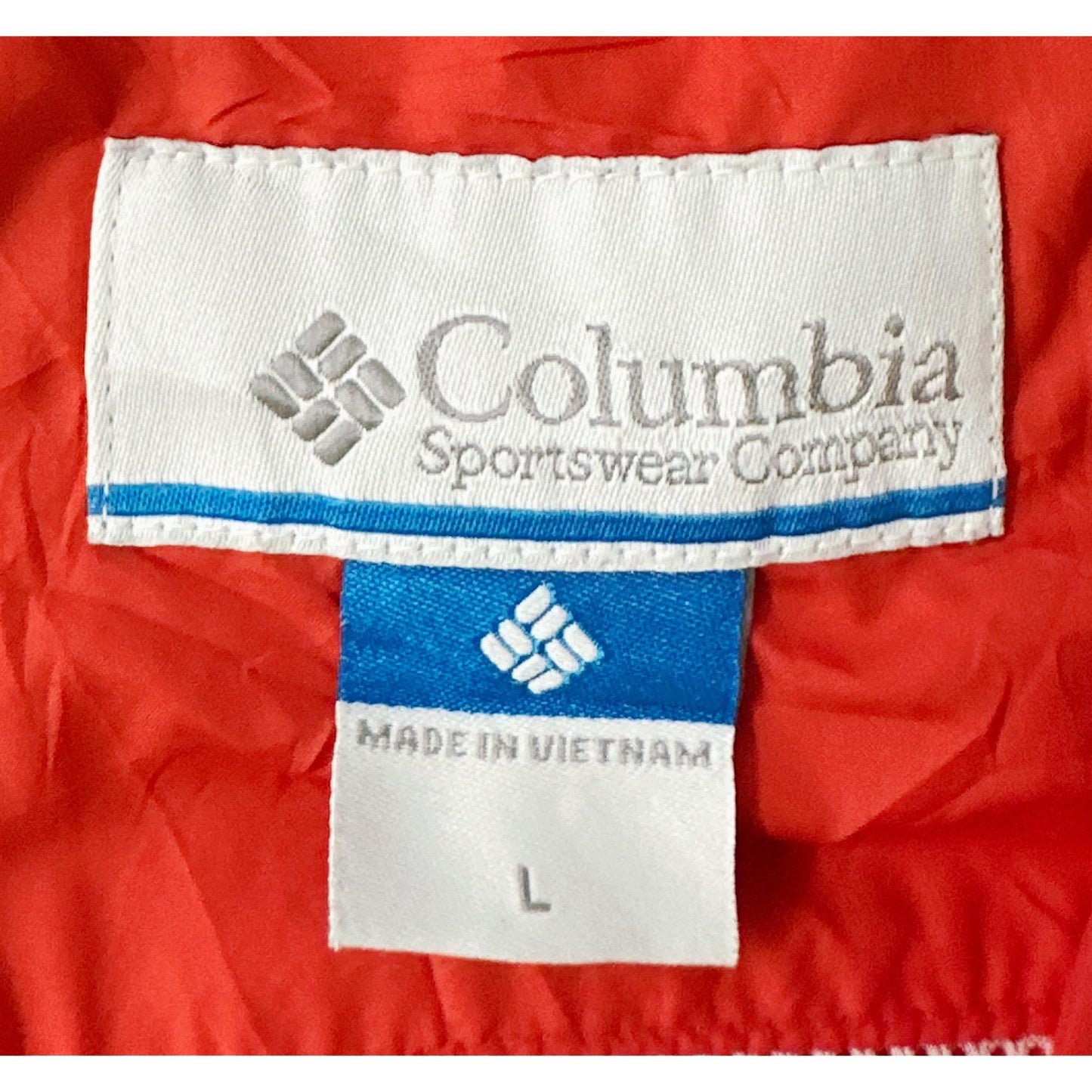 COLUMBIA WINDBREAKER JACKET – STYLISH, LIGHTWEIGHT & WATER-REPELLENT OUTERWEAR SIZE L