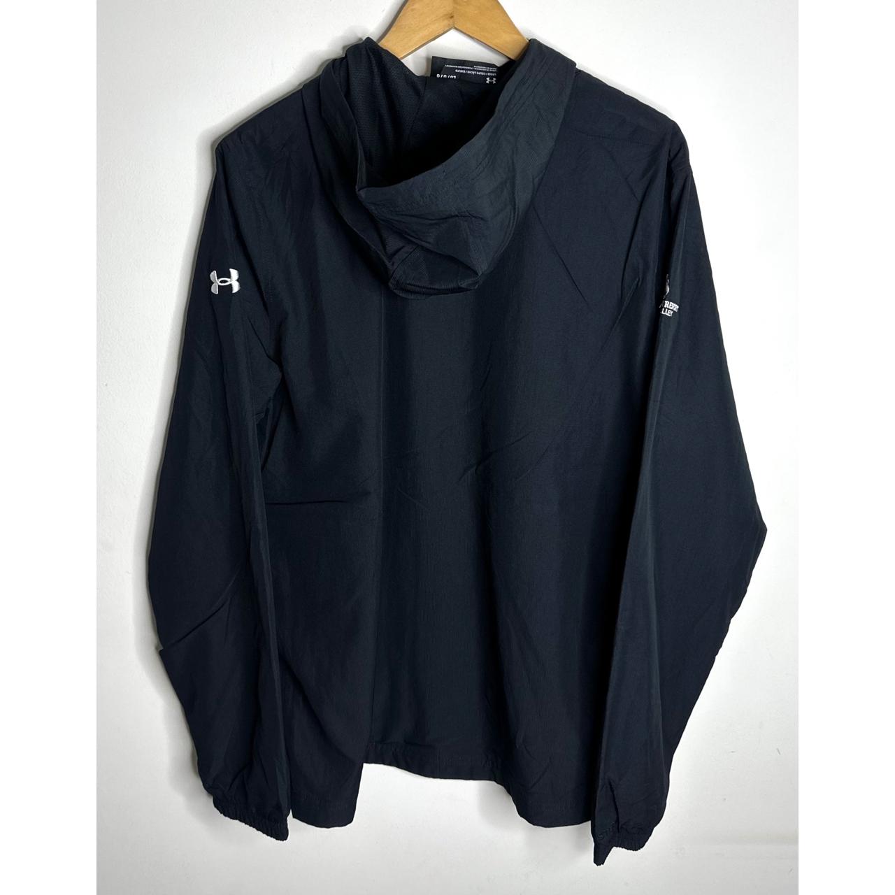 UNDER ARMOUR WORK DAY LIGHTWEIGHT WINDBREAKER – BREATHABLE, WATER-RESISTANT JACKET FOR ACTIVE OUTDOOR WEAR SIZE XL -