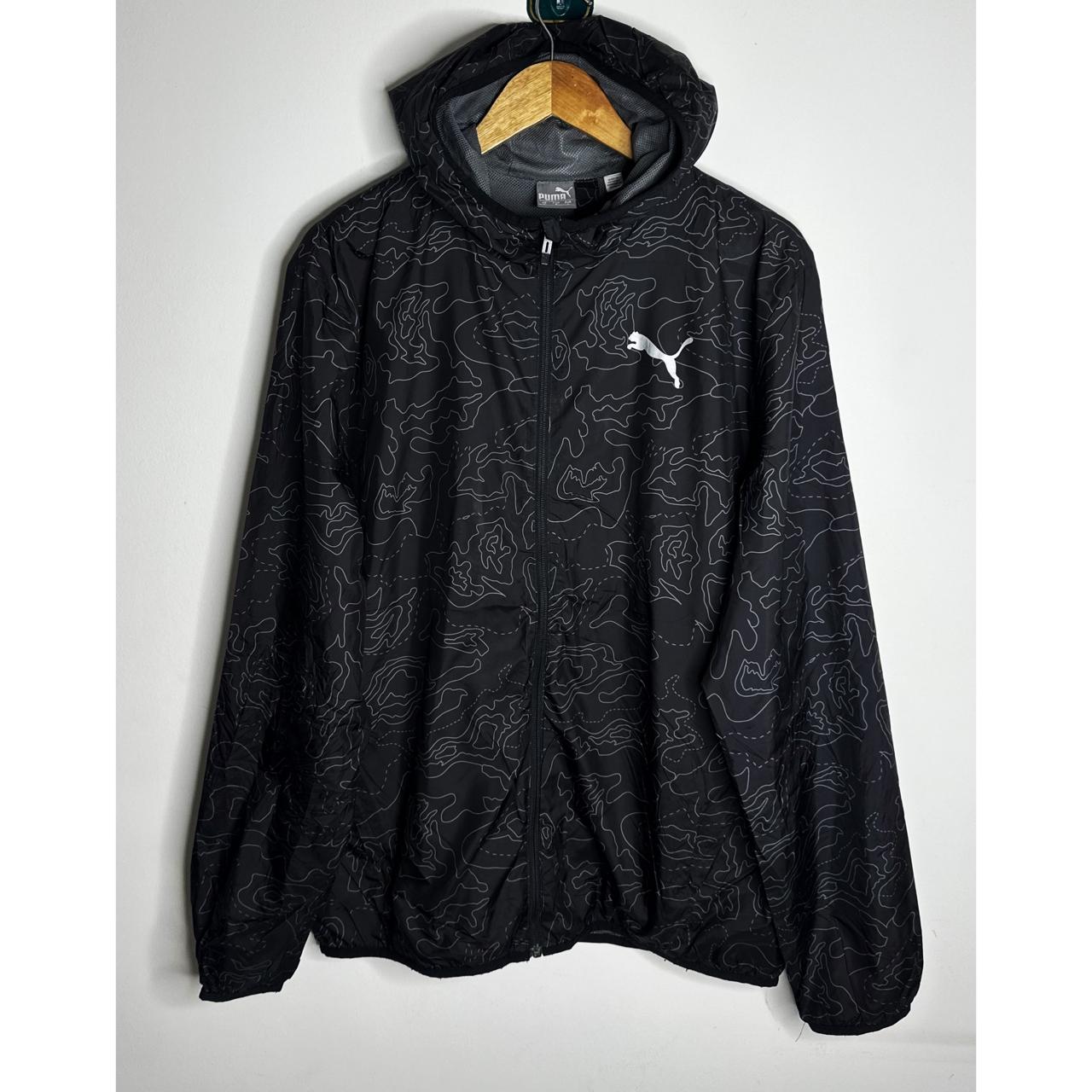 PUMA LIGHTWEIGHT WINDBREAKER – BREATHABLE, WATER-RESISTANT JACKET FOR ACTIVE OUTDOOR WEAR SIZE L