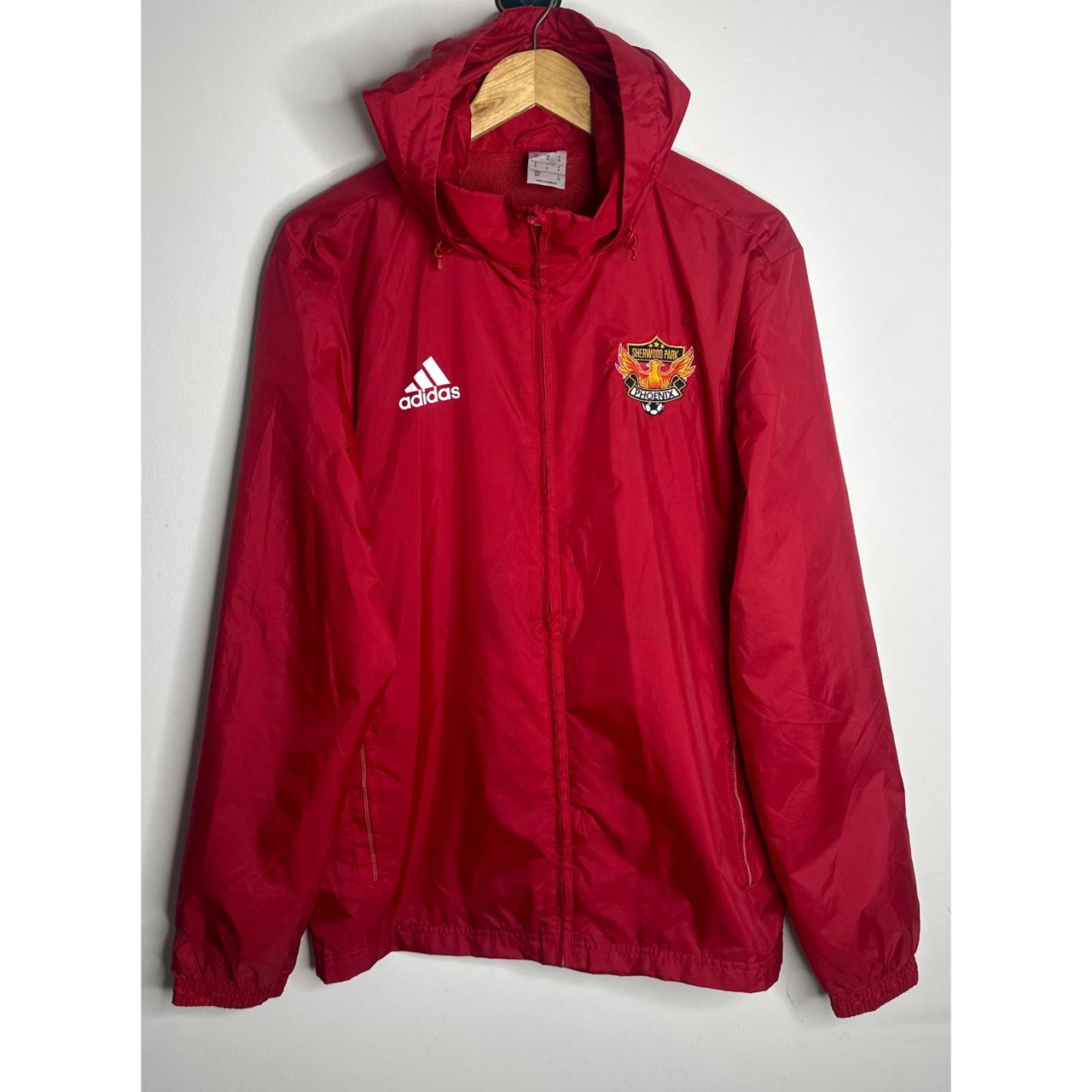 ADIDAS SHERWOOD PARK PHOENIX LIGHTWEIGHT WINDBREAKER – BREATHABLE, WATER-RESISTANT JACKET FOR ACTIVE OUTDOOR WEAR SIZE L
