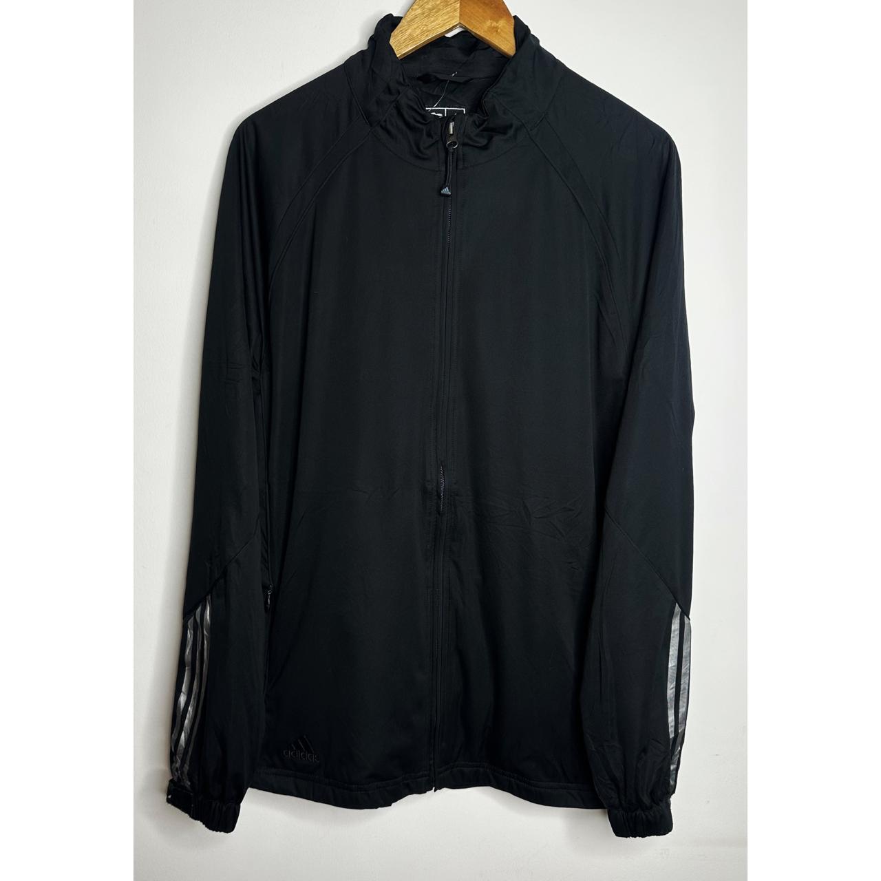 ADIDAS LIGHTWEIGHT WINDBREAKER – BREATHABLE, WATER-RESISTANT JACKET FOR ACTIVE OUTDOOR WEAR SIZE L