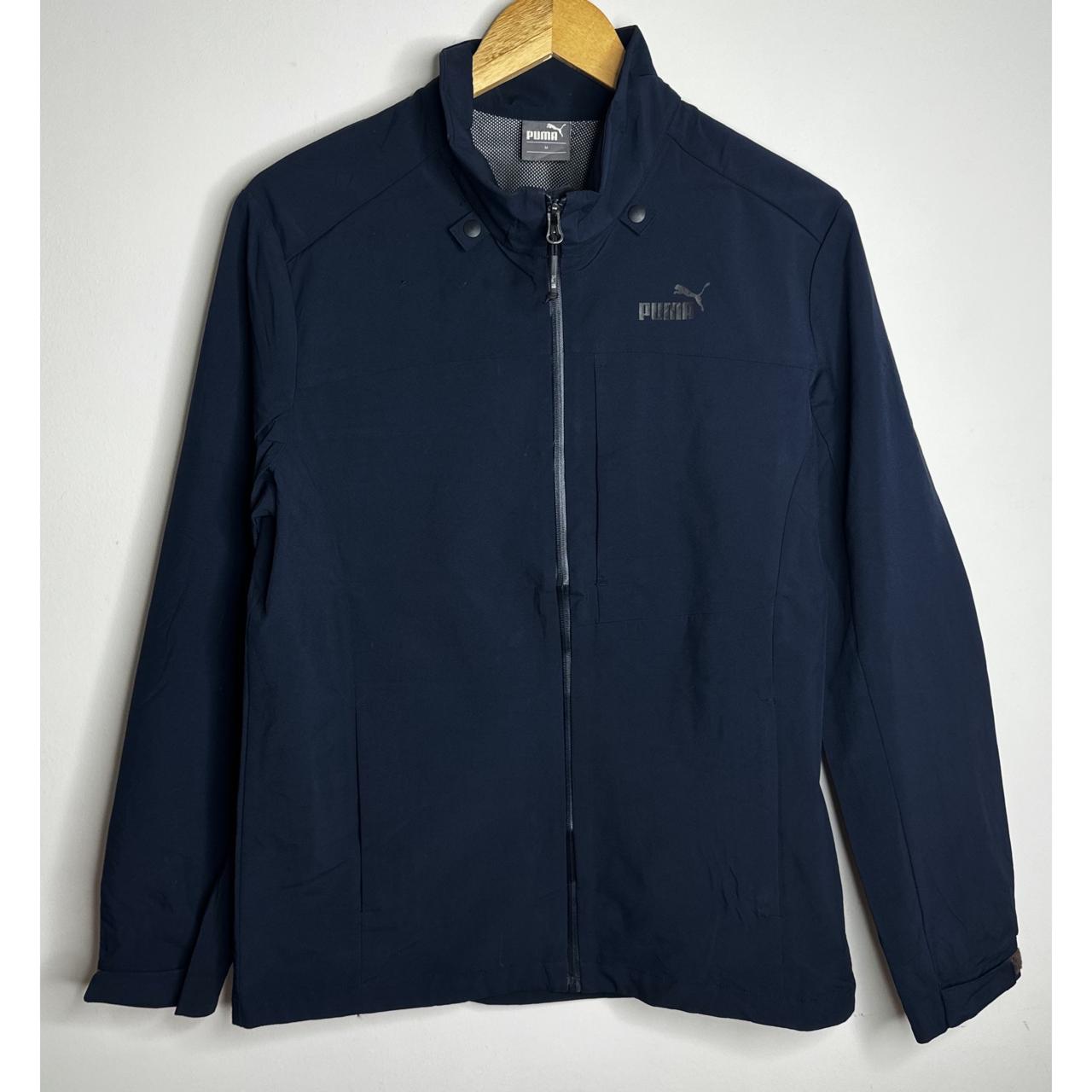 PUMA LIGHTWEIGHT WINDBREAKER – BREATHABLE, WATER-RESISTANT JACKET FOR ACTIVE OUTDOOR WEAR SIZE M -