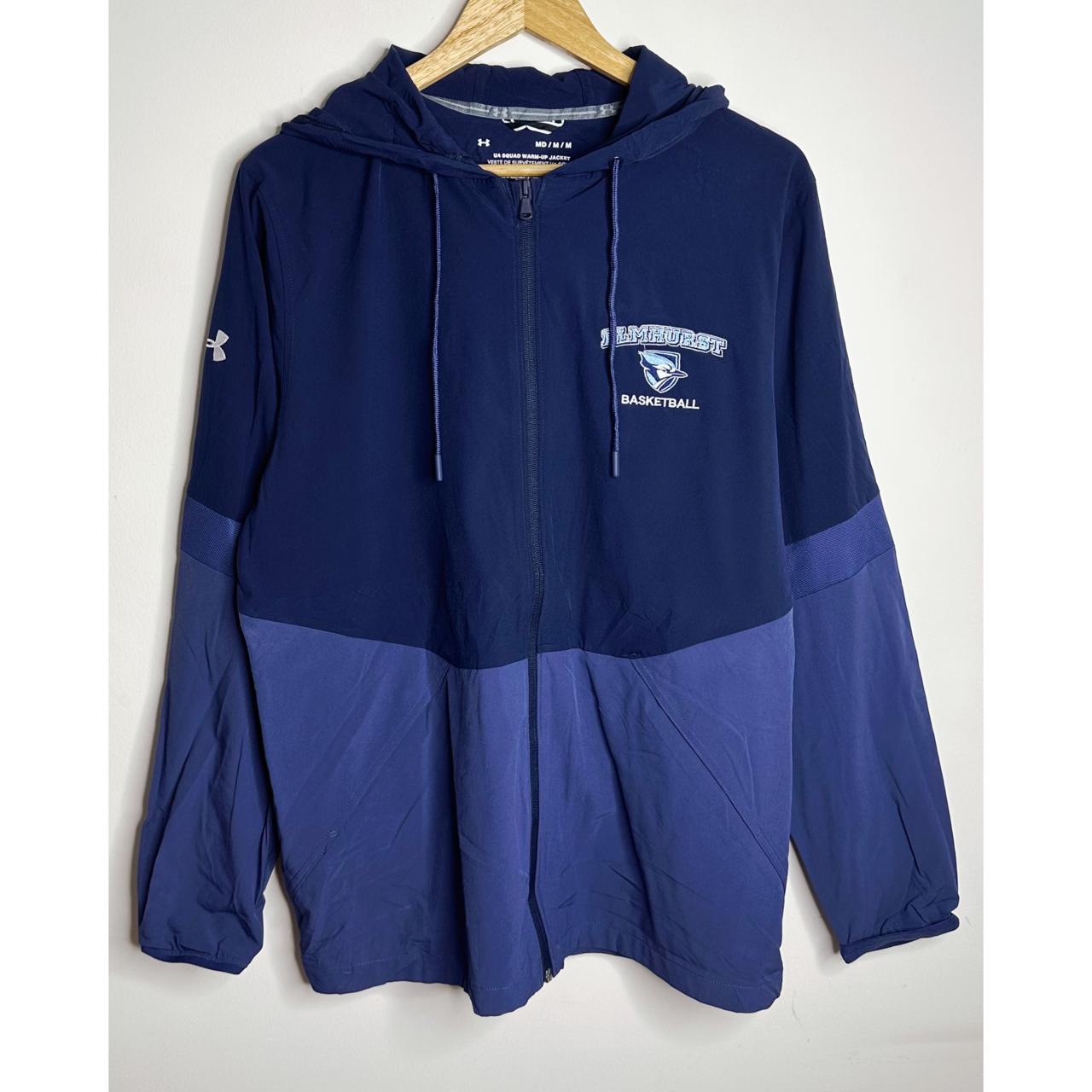 UNDER ARMOUR ELMHURST LIGHTWEIGHT WINDBREAKER – BREATHABLE, WATER-RESISTANT JACKET FOR ACTIVE OUTDOOR WEAR SIZE L