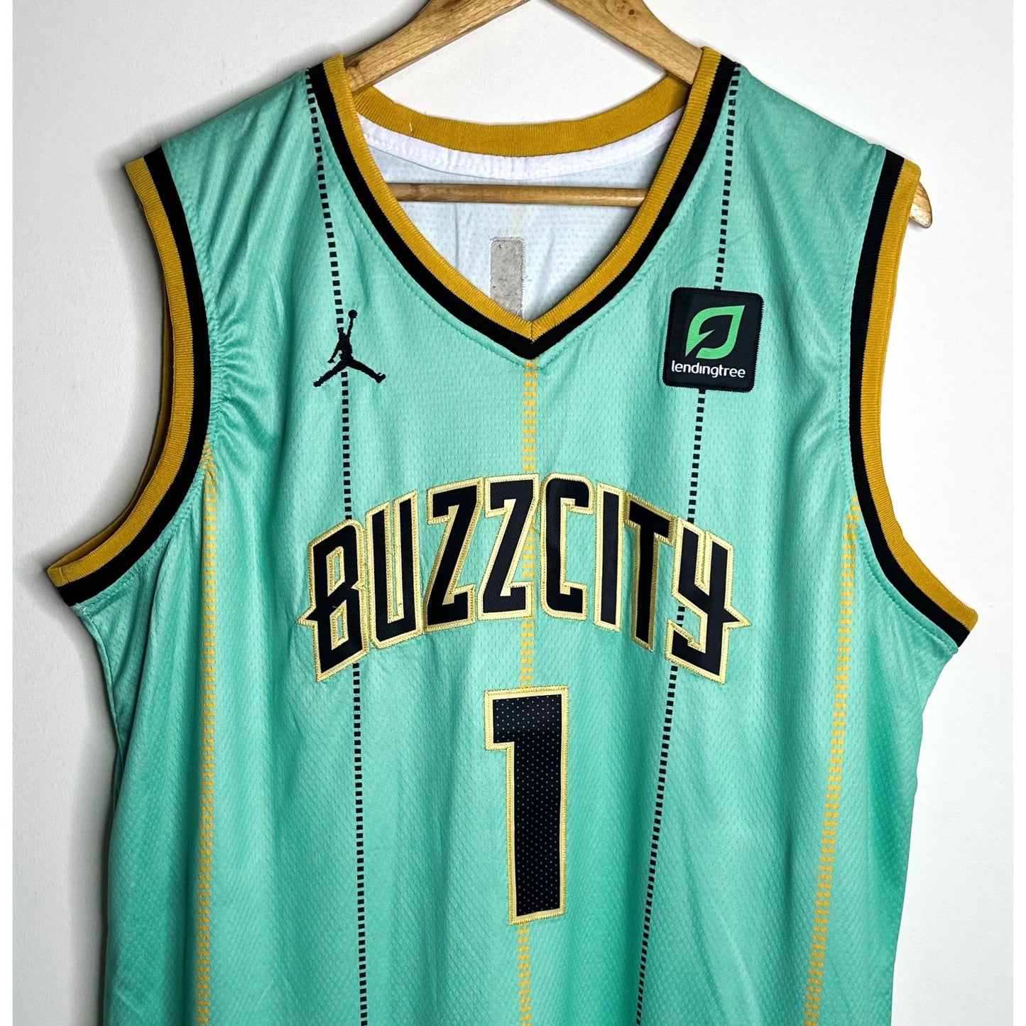 JORDAN CHARLOTTE BUZZCITY NO 1 PREMIUM BASKETBALL JERSEY