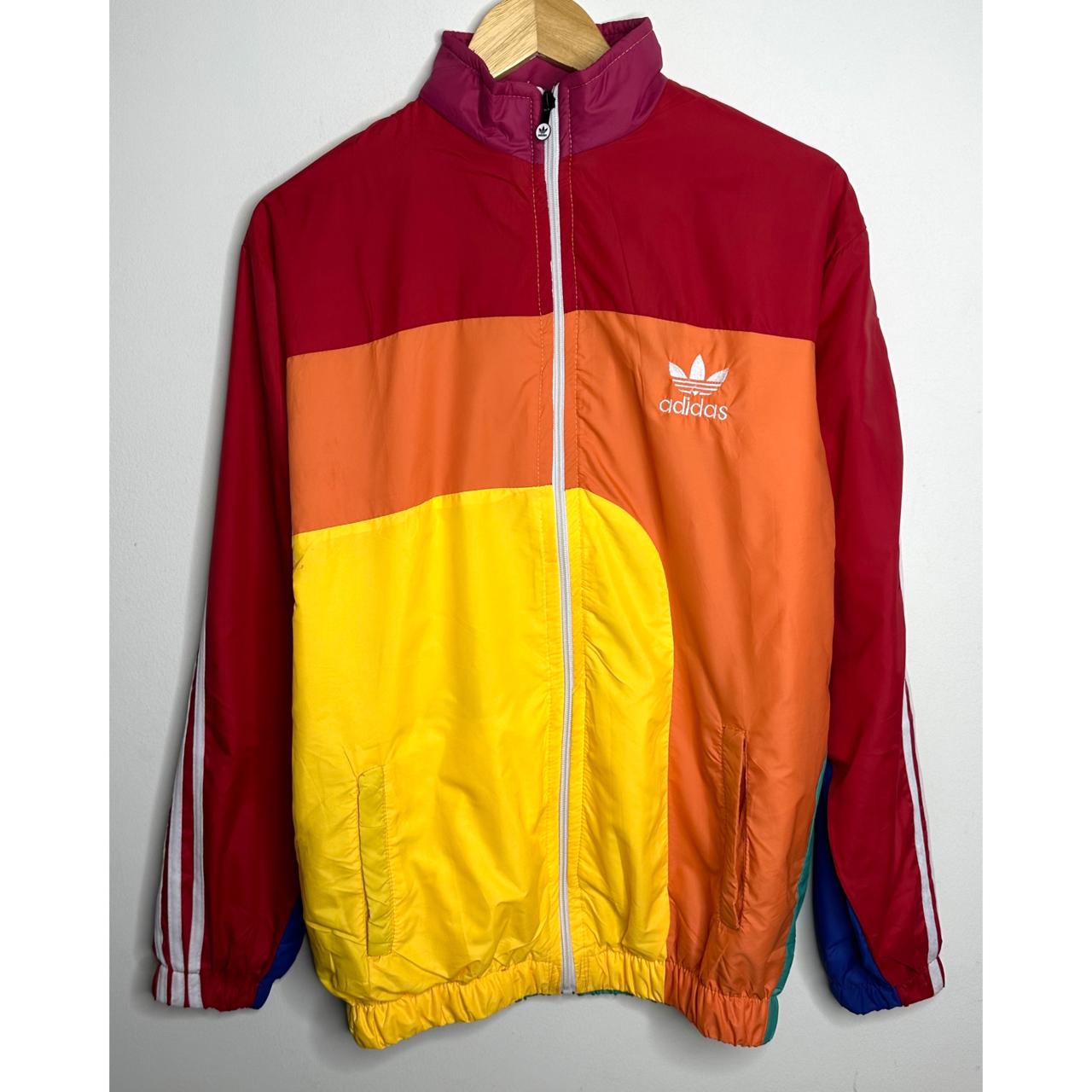ADIDAS ORIGINALS Men's Colour block Sports Jacket (Waterproof)