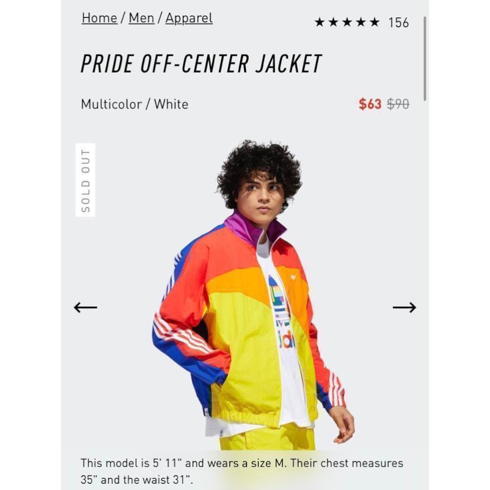 ADIDAS ORIGINALS Men's Colour block Sports Jacket (Waterproof)