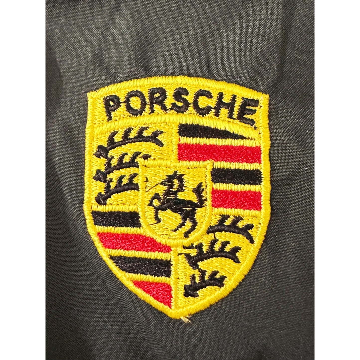 PORSCHE BLACK SPORTS JACKET FOR MEN – PREMIUM RACING STYLE ZIPPER JACKET BLACK YELLOW ( Waterproof)