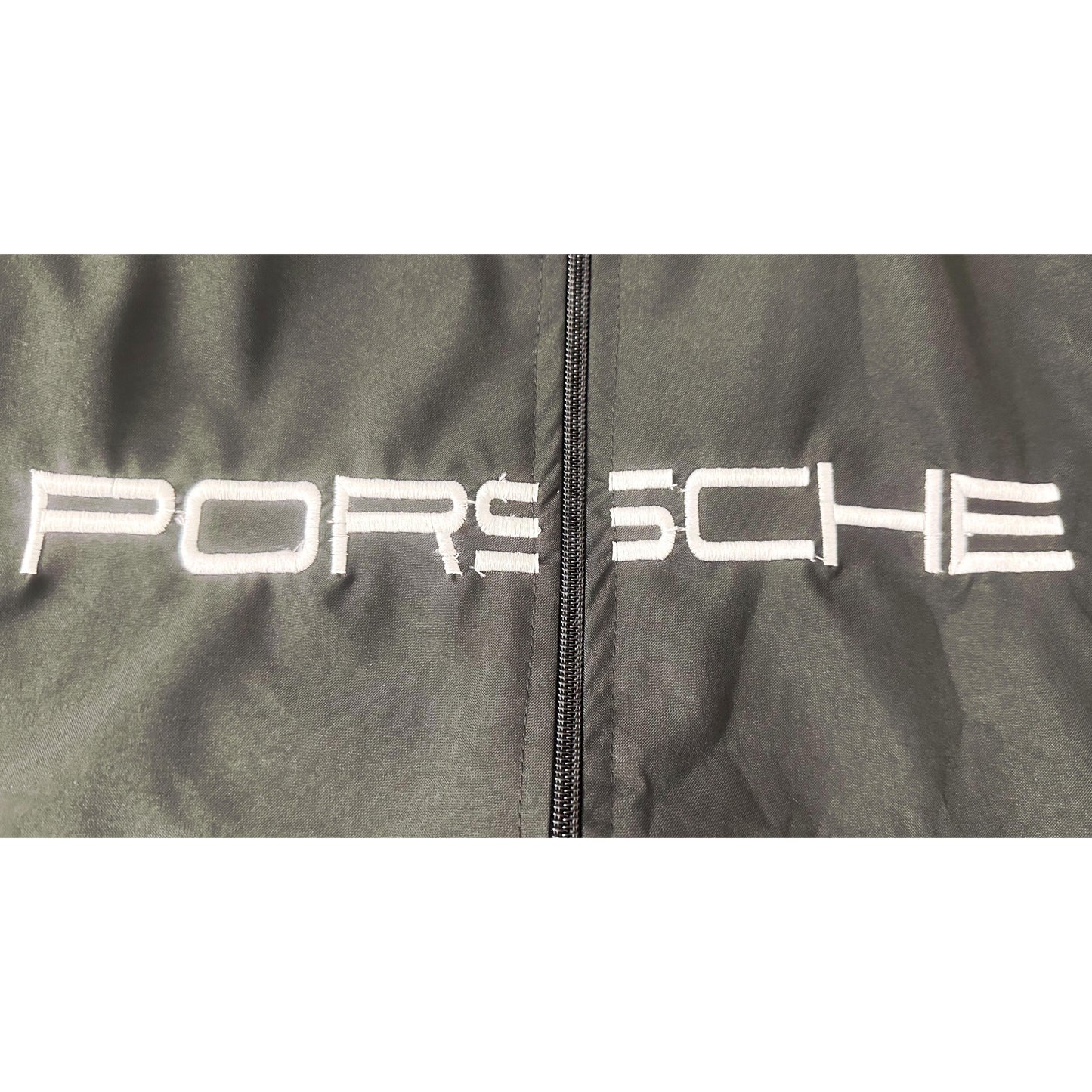 PORSCHE BLACK SPORTS JACKET FOR MEN – PREMIUM RACING STYLE ZIPPER JACKET BLACK WHITE(Waterproof)