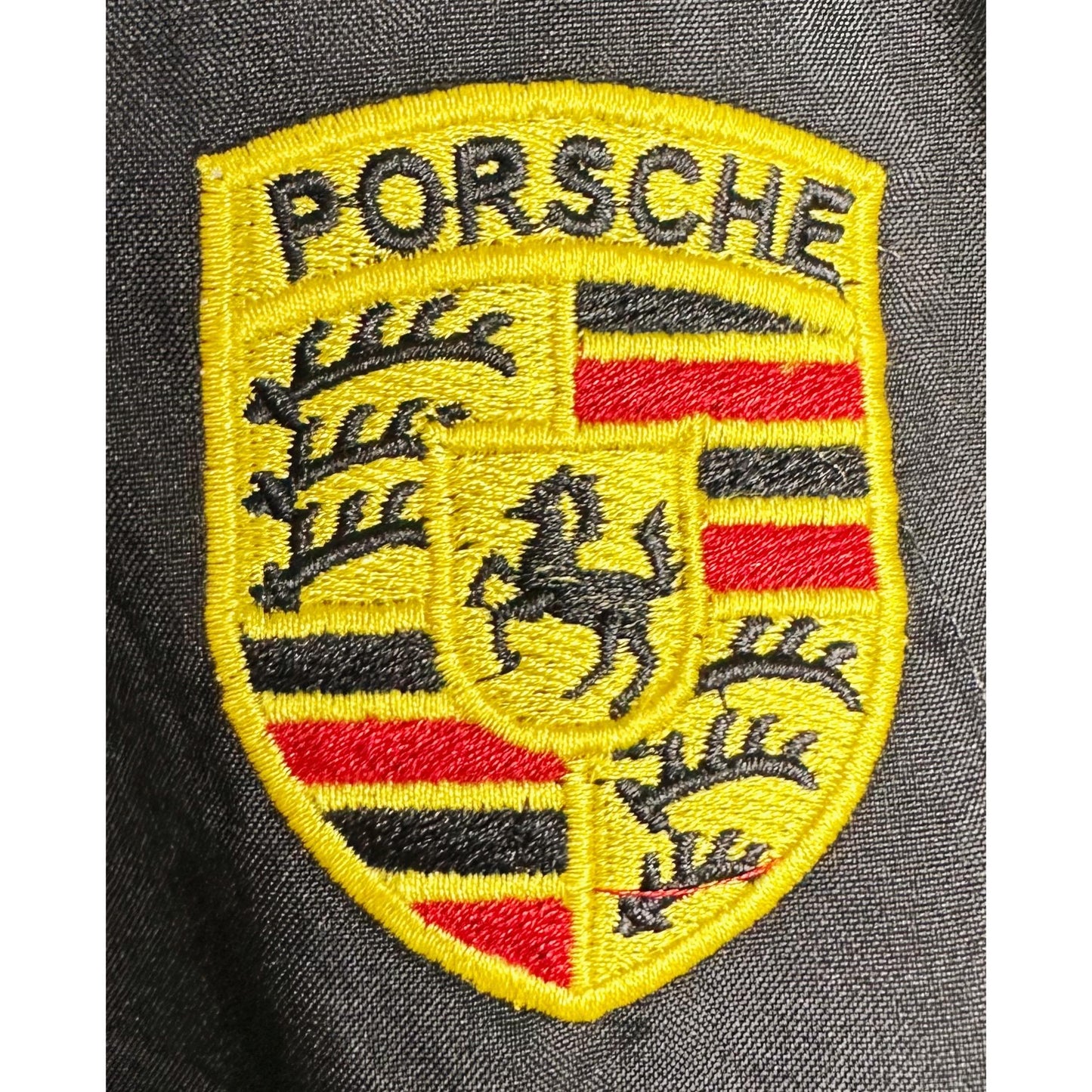 PORSCHE BLACK SPORTS JACKET FOR MEN – PREMIUM RACING STYLE ZIPPER JACKET BLACK YELLOW ( Waterproof)