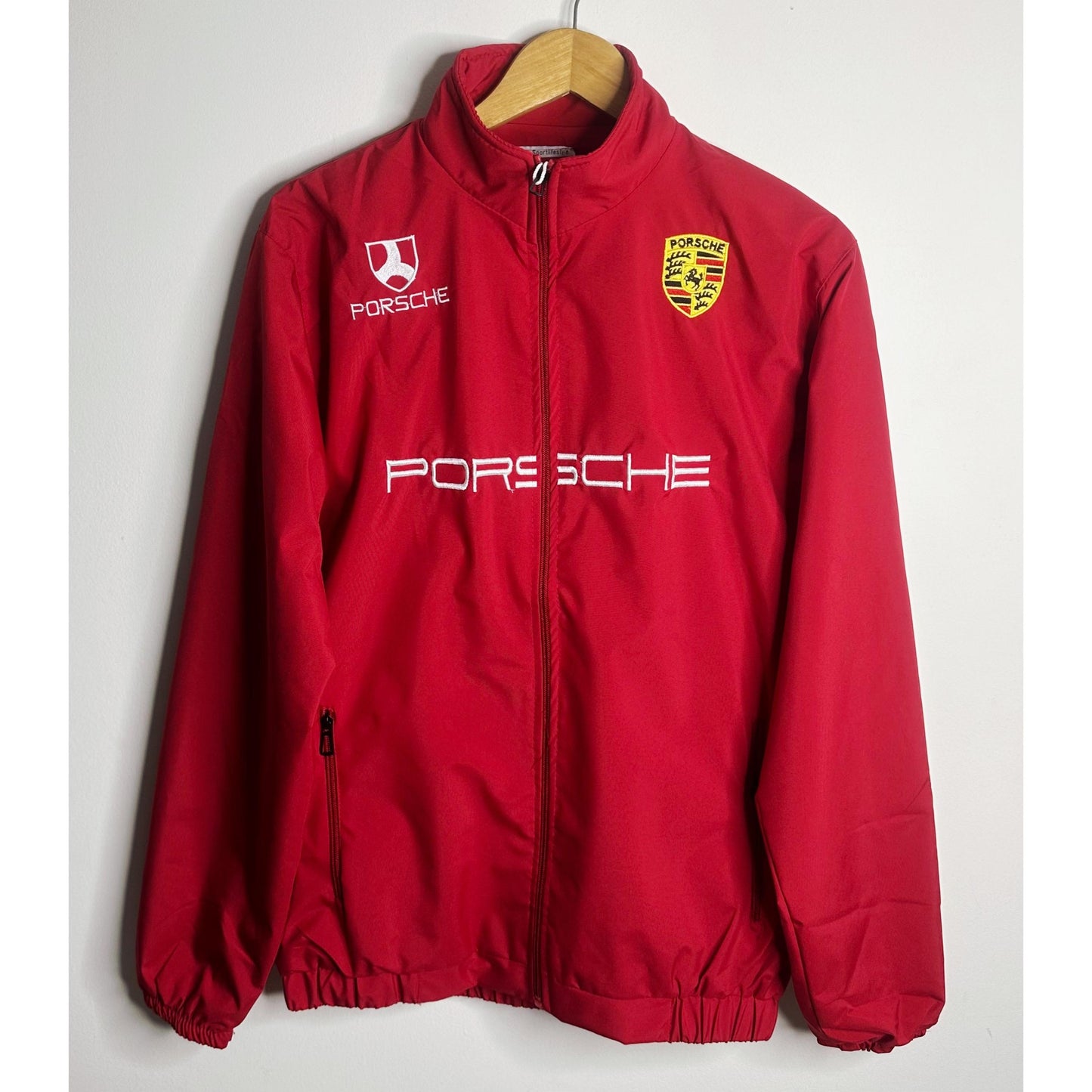 PUMA PORSCHE RED SPORTS JACKET FOR MEN – PREMIUM RACING STYLE ZIPPER JACKET(Waterproof)
