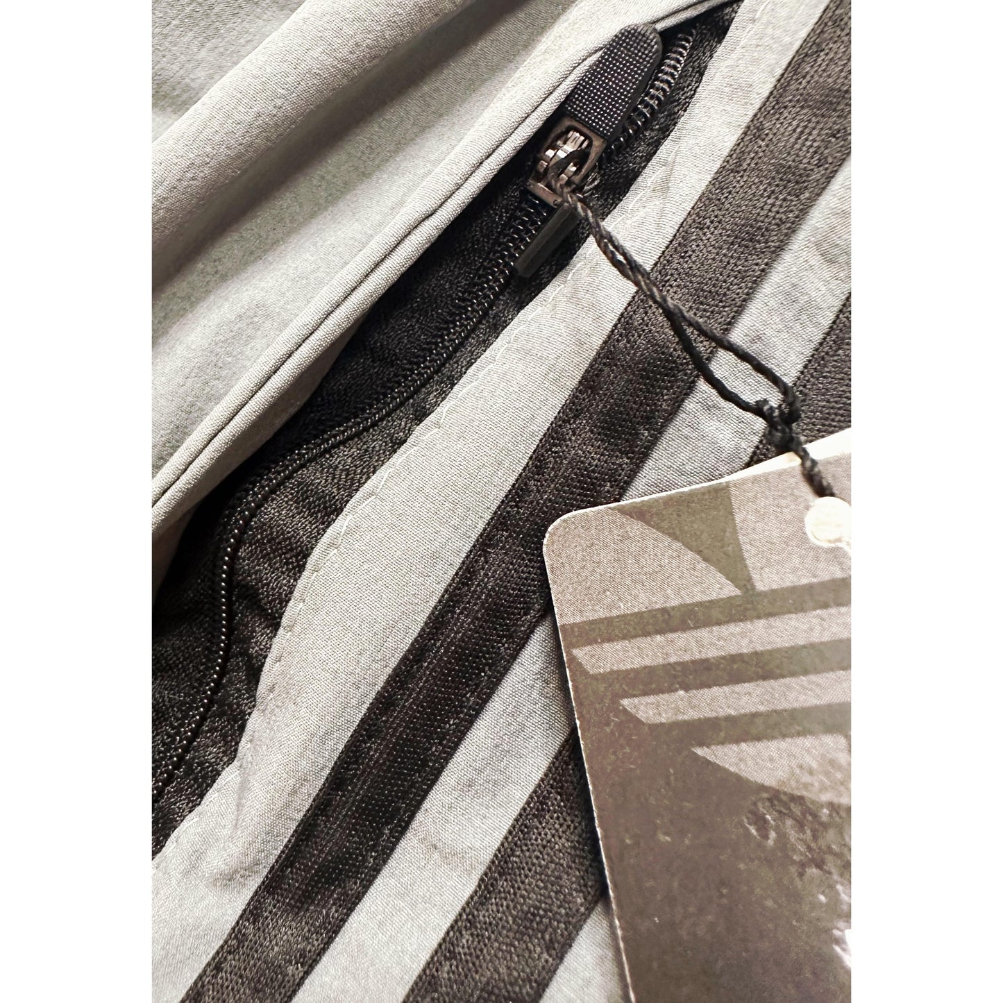 ADIDAS GREY TRACK PANTS FOR MEN – CLASSIC THREE STRIPES SPORTSWEAR TRACK