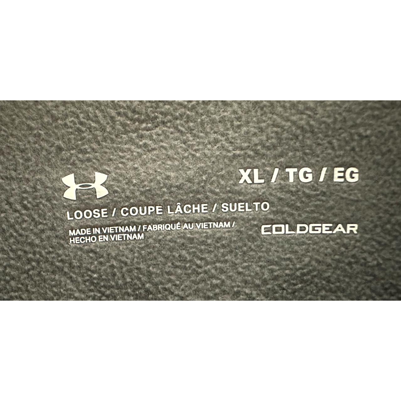 UNDER ARMOUR EXCELLERATE GRAY FULL-ZIP JACKET XL COLDGEAR LOOSE FIT