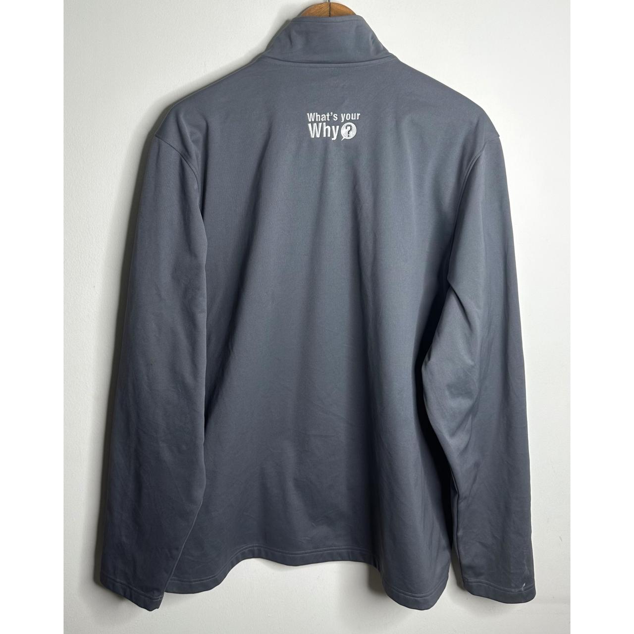 UNDER ARMOUR EXCELLERATE GRAY FULL-ZIP JACKET XL COLDGEAR LOOSE FIT