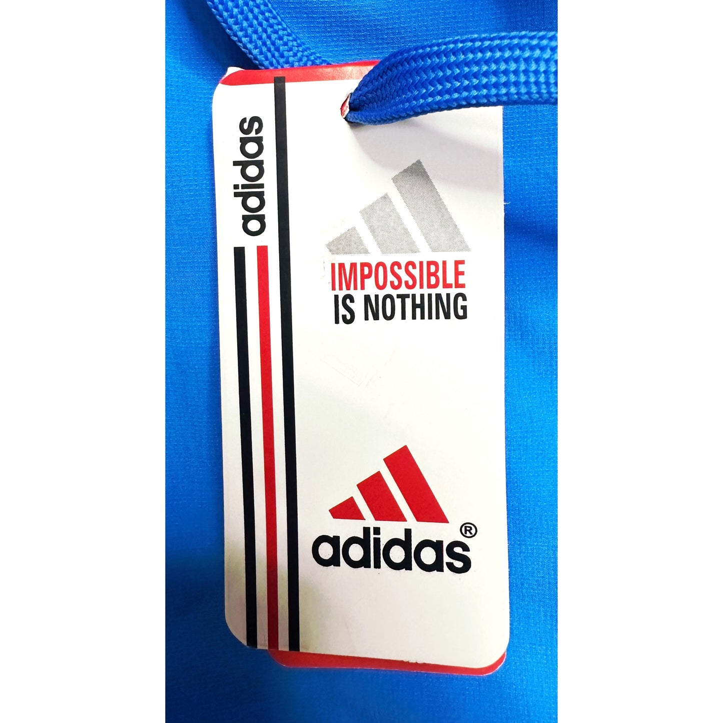 ADIDAS MEN'S BLUE TRACK PANTS WITH SIDE BUTTONS | CLASSIC THREE STRIPES CASUAL SPORTSWEAR TROUSERS