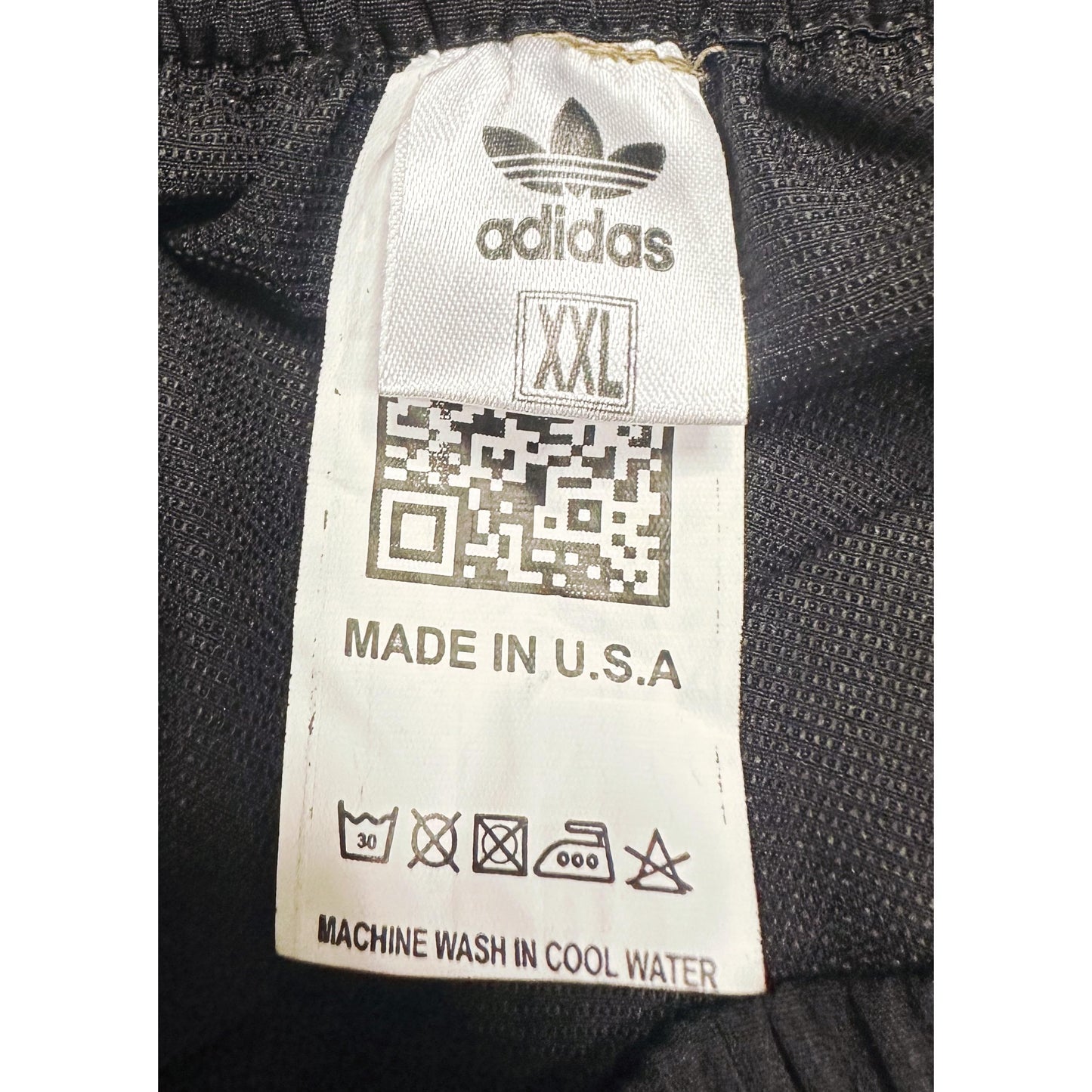 ADIDAS MEN'S BLACK TRACK PANTS WITH SIDE BUTTONS | CLASSIC THREE STRIPES CASUAL SPORTSWEAR TROUSERS