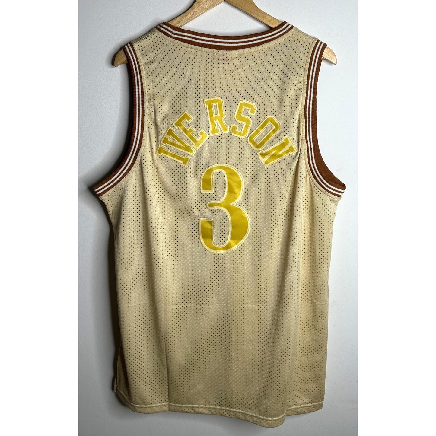 MITCHELL & NESS NBA HARDWOOD CLASSICS ALLEN IVERSON #3 PHILADELPHIA SIXERS 2000-01 JERSEY XXL