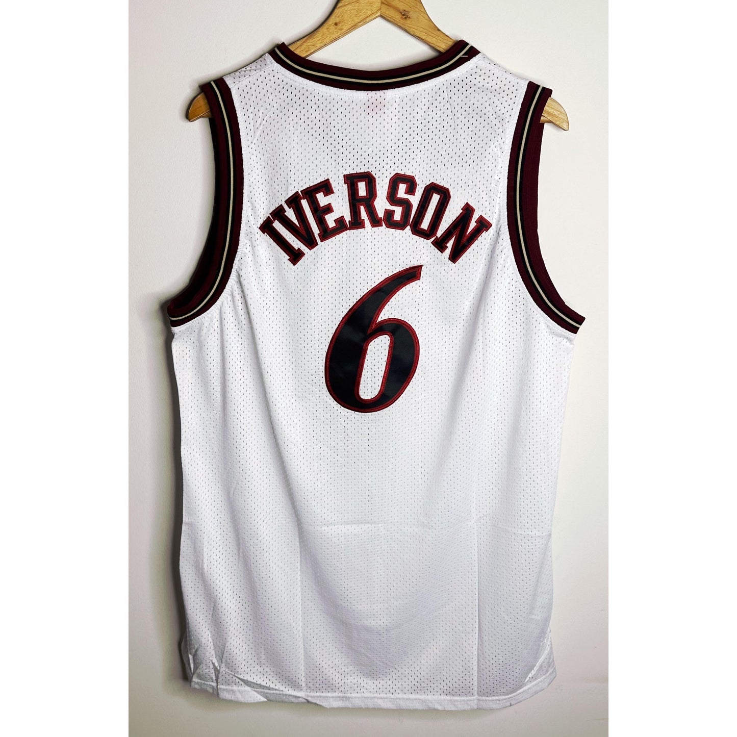 MITCHELL & NESS NBA SIXERS NO 6 IVESON PREMIUM BASKETBALL JERSEY