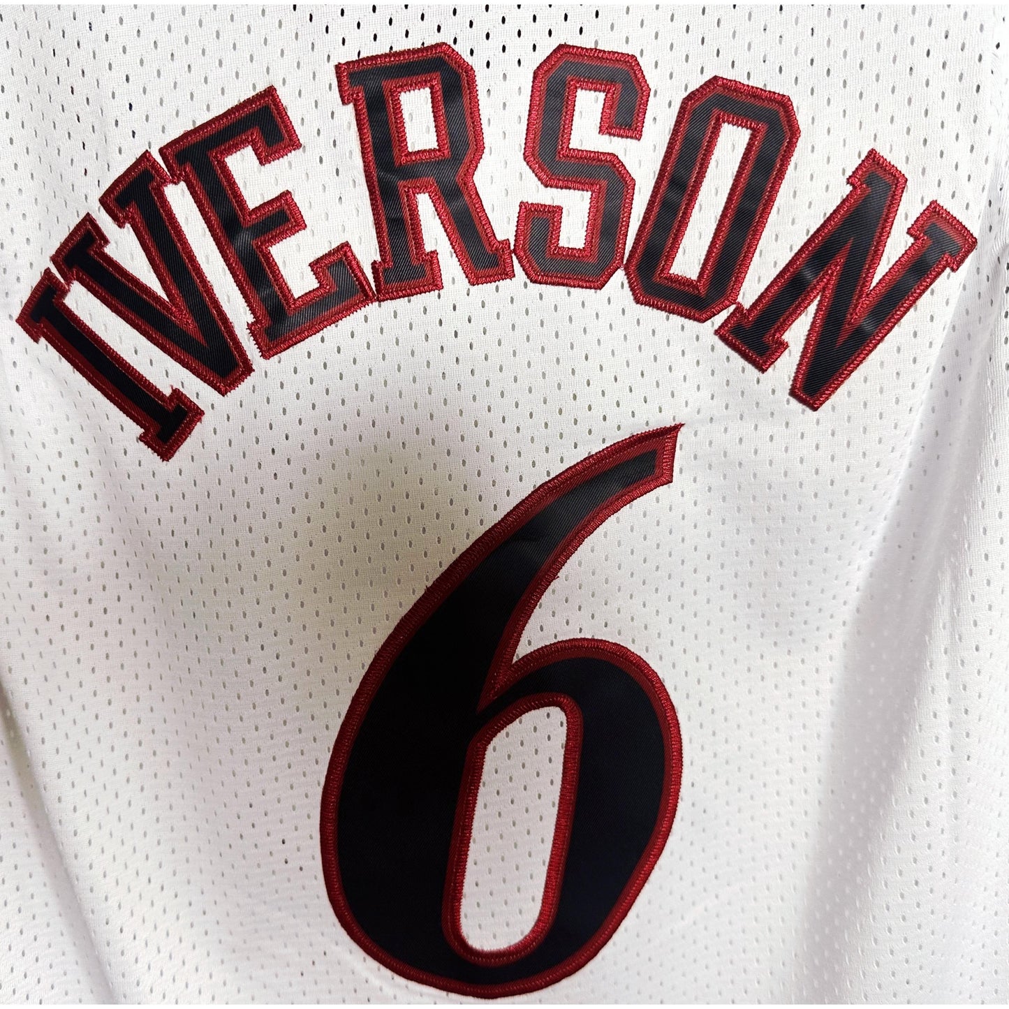 MITCHELL & NESS NBA SIXERS NO 6 IVESON PREMIUM BASKETBALL JERSEY