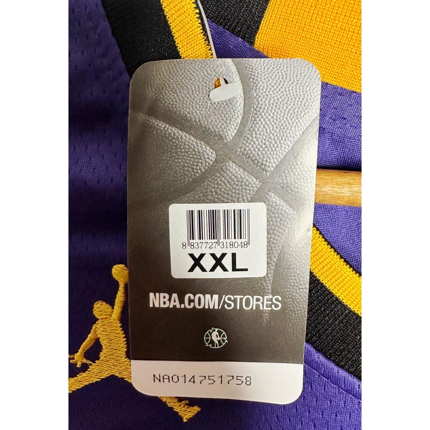 JORDAN BIBIGO LAKERS JAMES NO 6 NBA PREMIUM BASKETBALL JERSEY