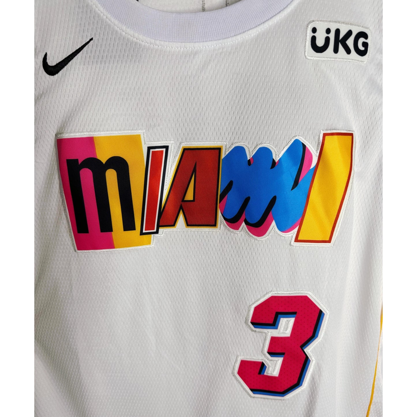 NIKE UKG MIAMI WADE NO 3 PREMIUM BASKETBALL JERSEY