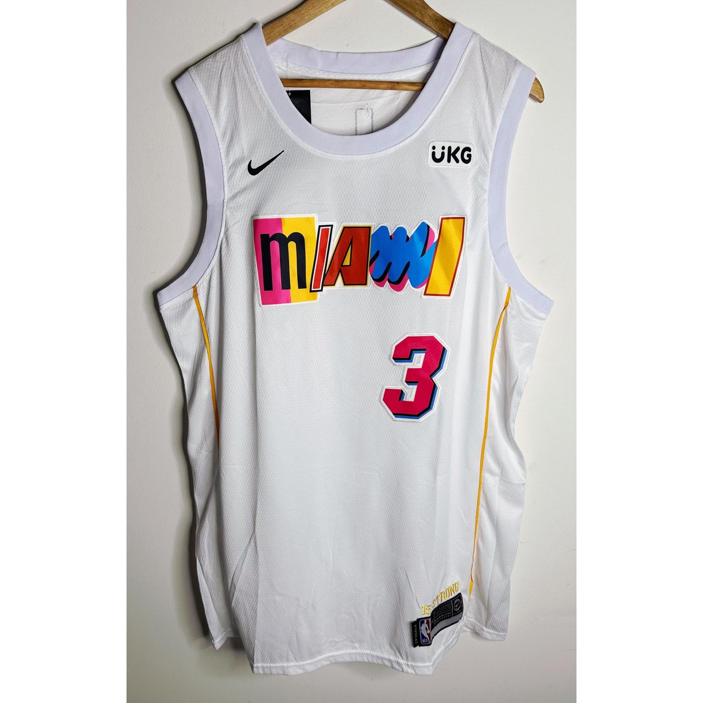 NIKE UKG MIAMI WADE NO 3 PREMIUM BASKETBALL JERSEY