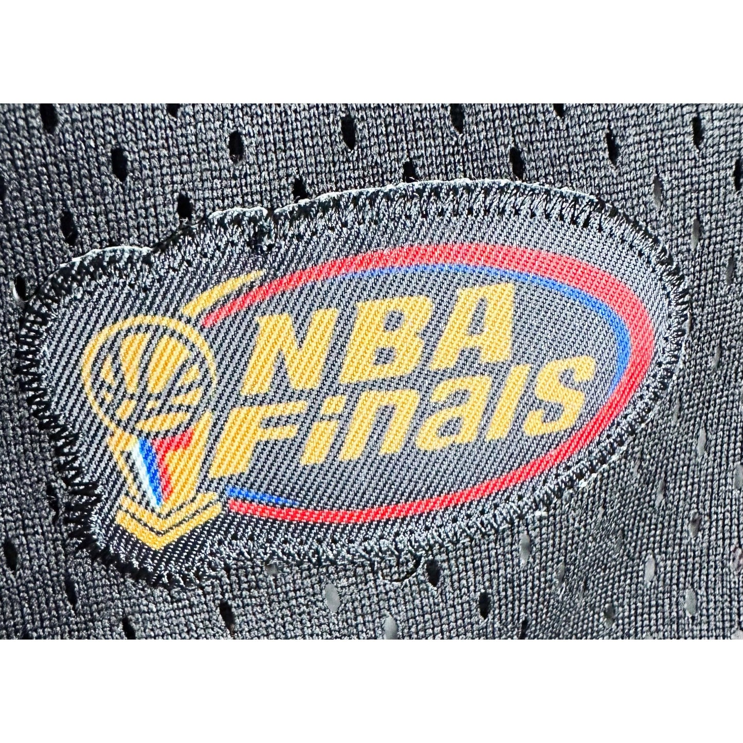MITCHELL & NESS SIXERS NBA FINALS NO 3 BLACK RED PREMIUM BASKETBALL JERSEY