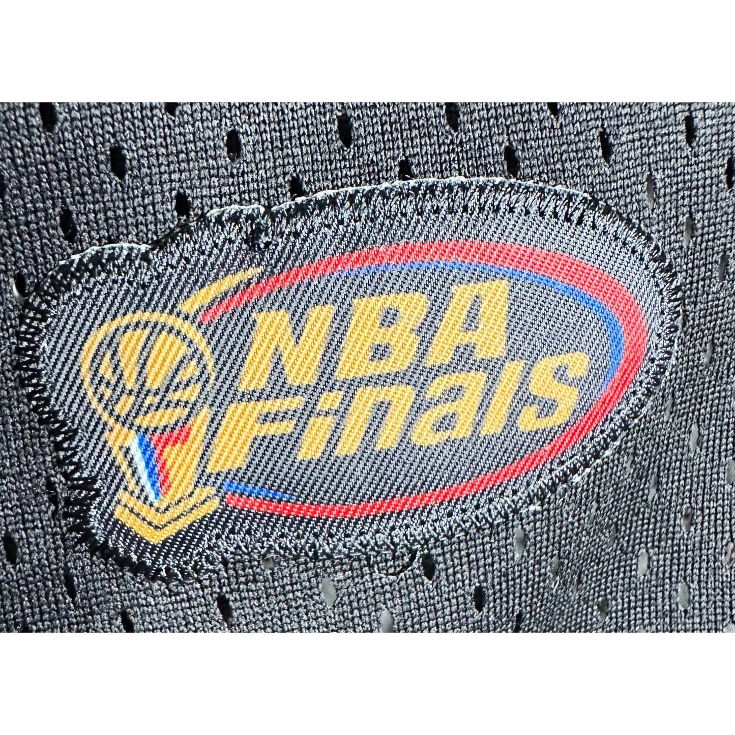 MITCHELL & NESS SIXERS NBA FINALS NO 3 BLACK RED PREMIUM BASKETBALL JERSEY