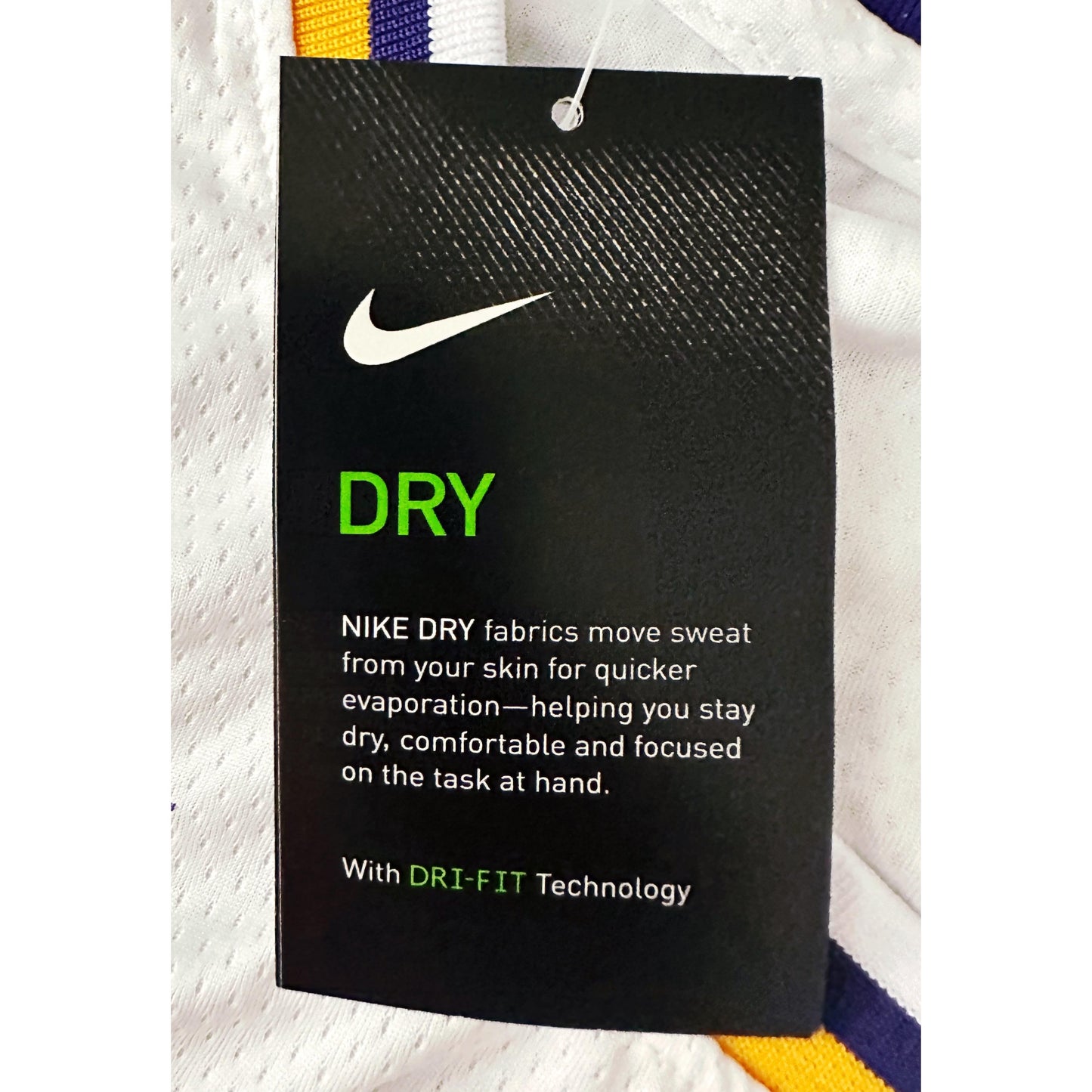 NIKE BIBIGO LAKERS NO 23 WHITE YELLOW PURPLE PREMIUM BASKETBALL JERSEY